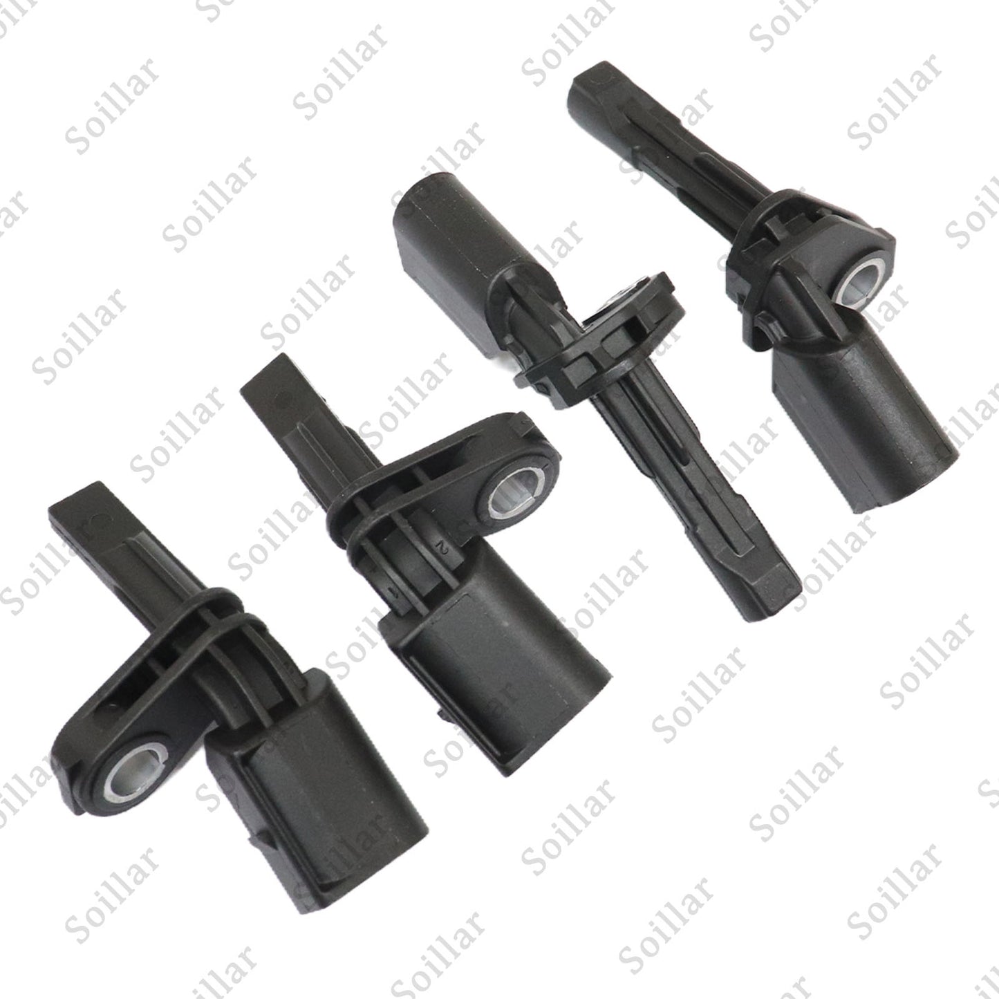 4 ABS Wheel Speed Sensor Front Rear Left & Right Fits for Audi & Volkswagen Set