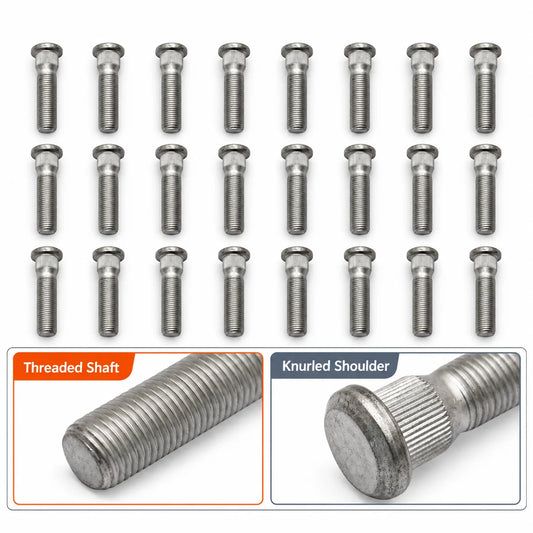 Longer Wheel Studs 14x1.5 Pack of 24 For Toyota Tundra 07 & Newer