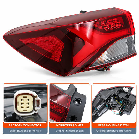 Driver Side Outer LED Tail Light For 2021-2023 Chevy Trailblazer ACTIV|RS