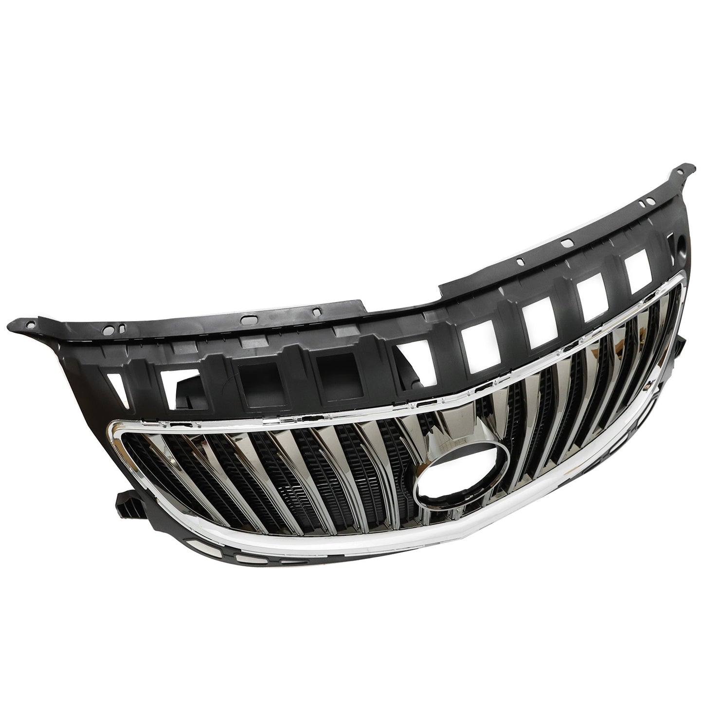 Front Bumper Upper Grille Chrome Mesh For 2014-2016 Buick LaCrosse Black/Chrome