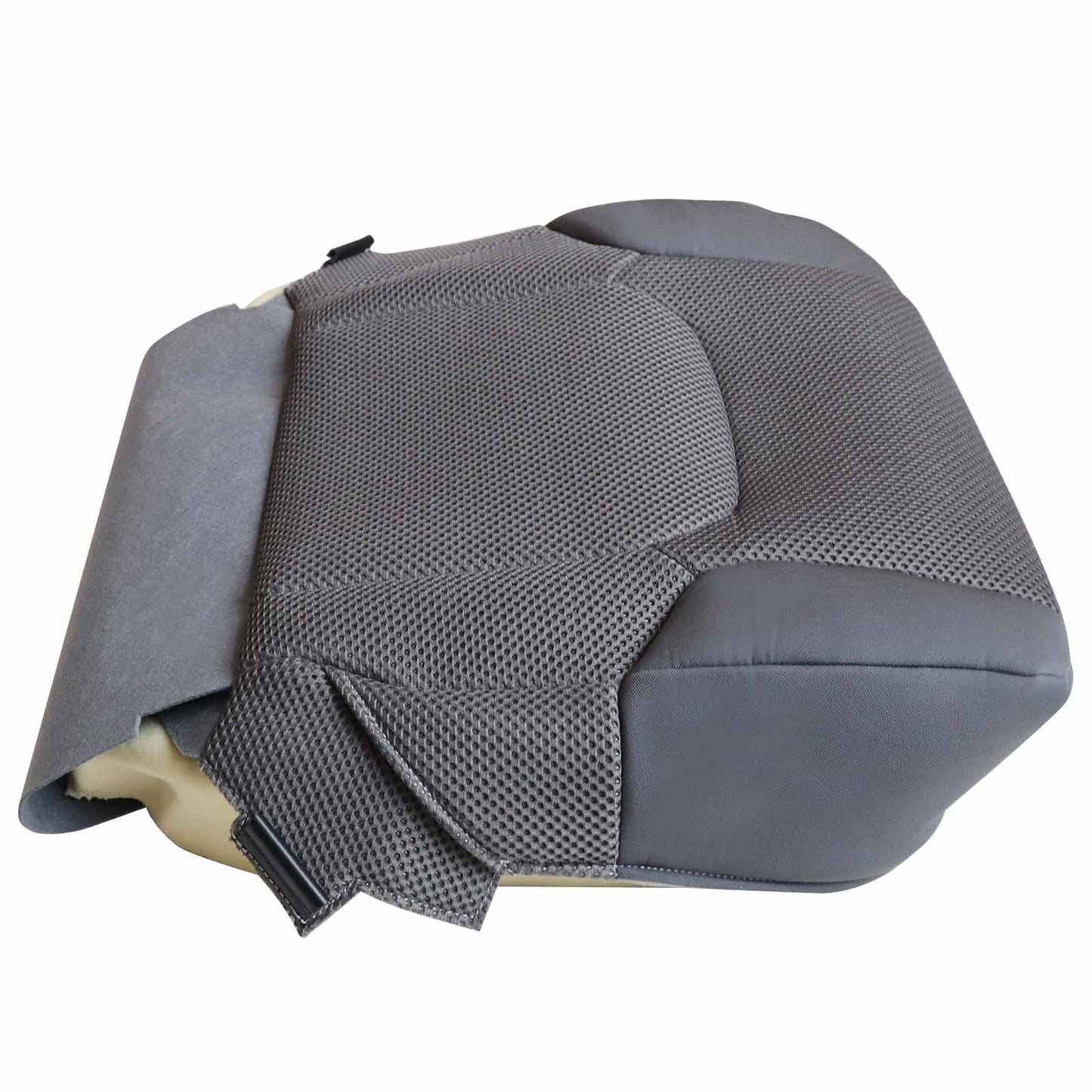 For 2005-2019 Nissan Frontier Front Driver & Passenger Bottom & Top Cloth Seat Cover Gray