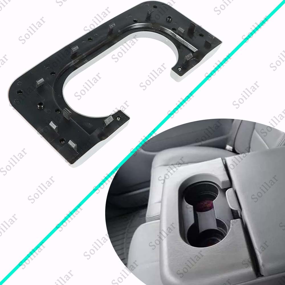 For Ford F250 350 99-10 Center Console Cup Holder Replaces Pad Light Flint Grey