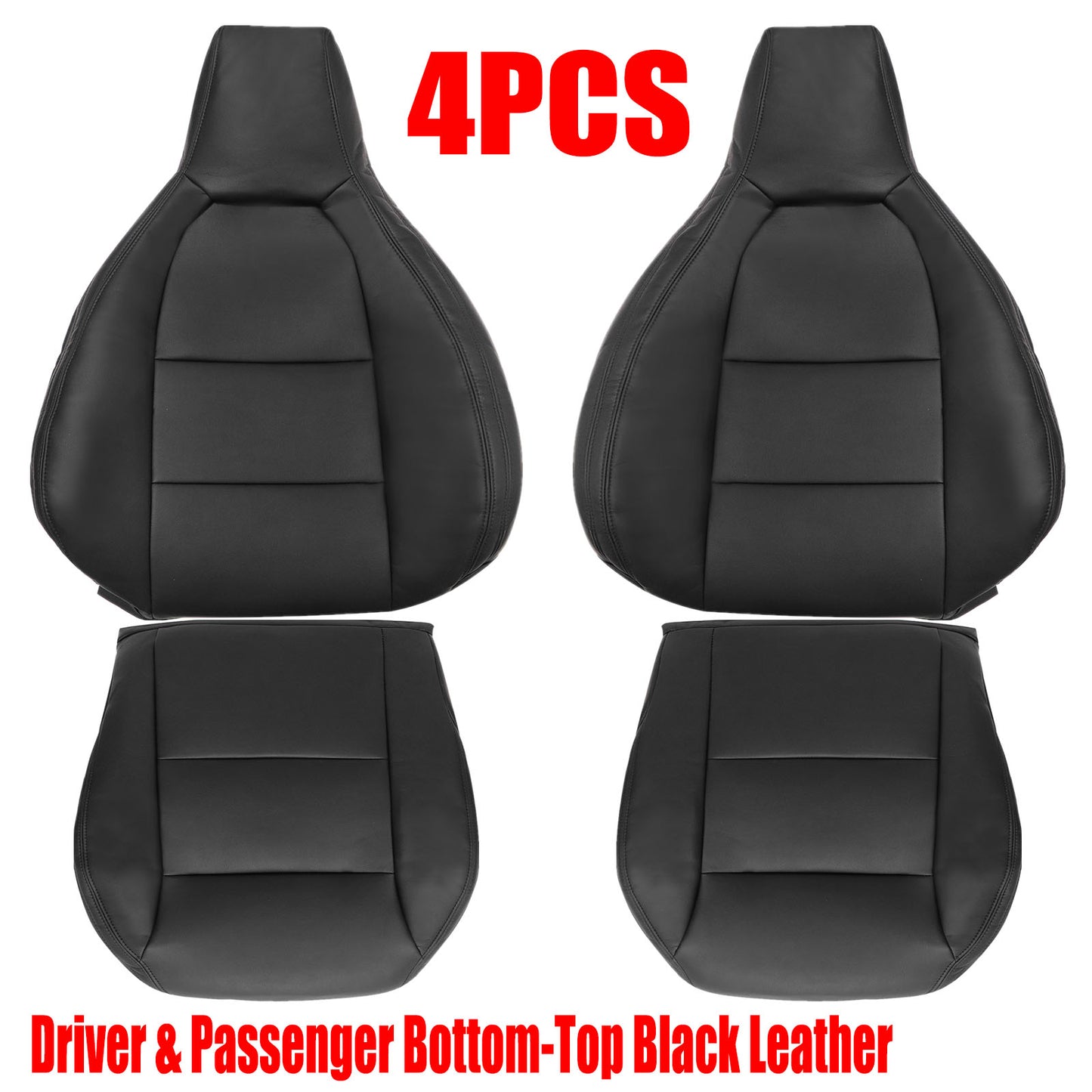For 2014 2015 Mercedes Benz CLA250 Front Driver & Passenger Bottom & Top Leather Seat Cover Tan