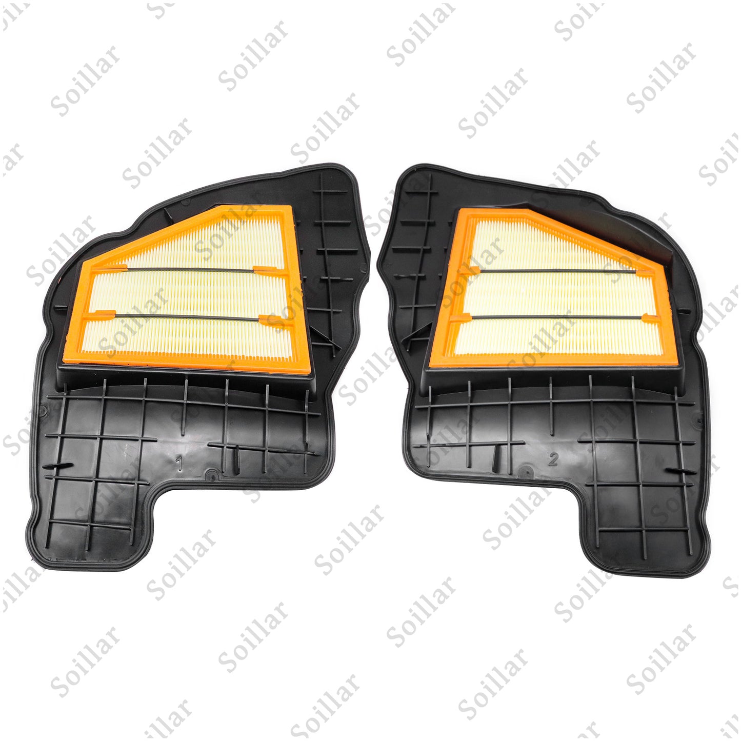 Engine Air Filter Pair For BMW 550i 650i 750i 750Li X5 X6 4.4L Left & Right