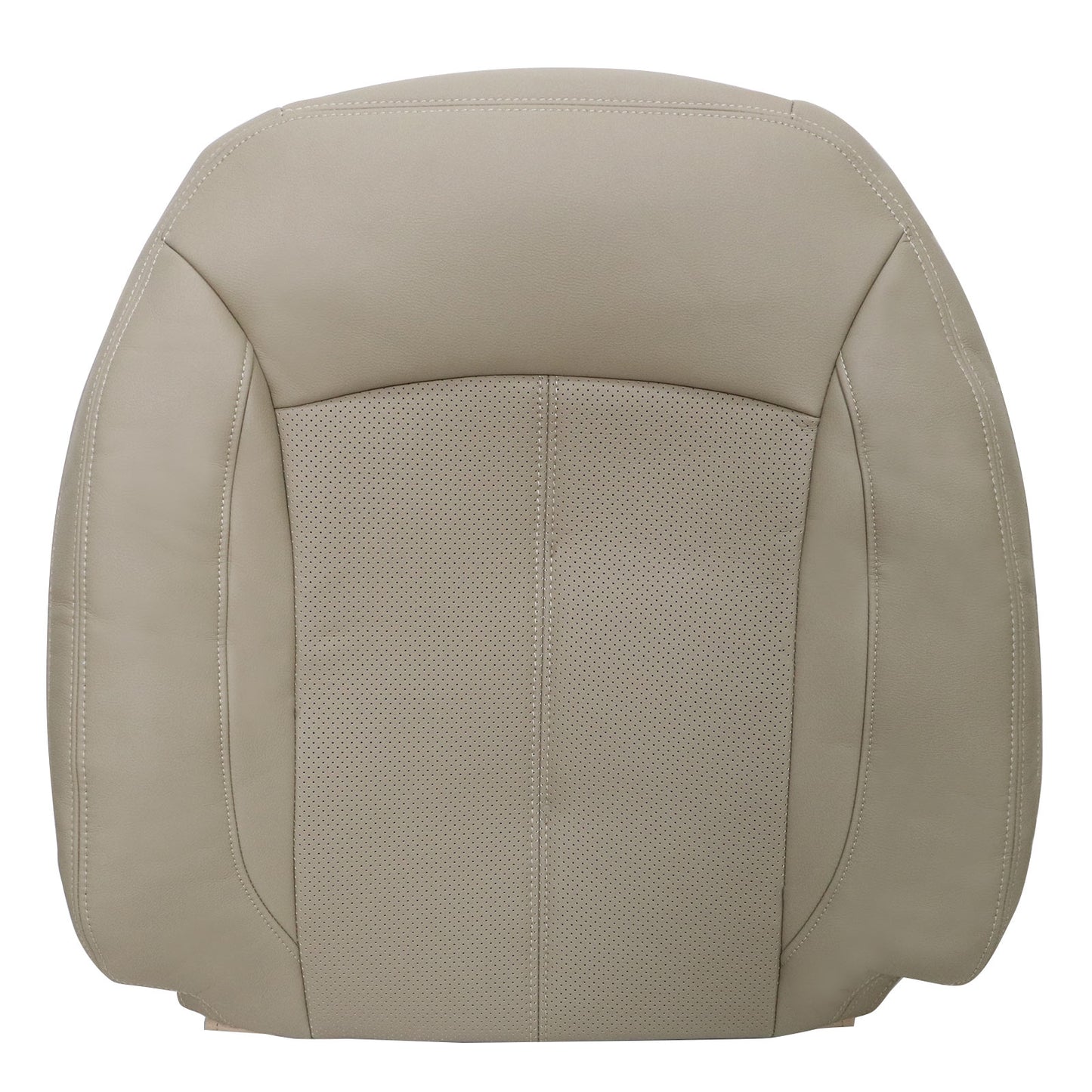 For 2010-2013 Buick LaCrosse Front Driver & Passenger Bottom & Top Leather Seat Cover Cashmere Tan