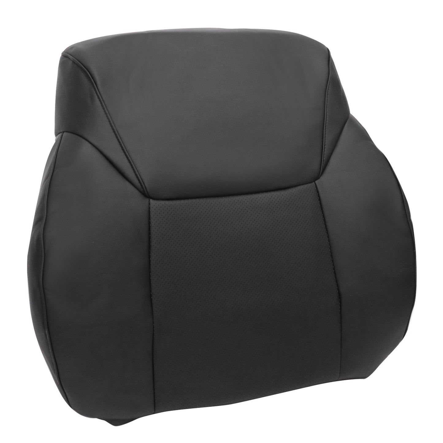 For 2008-2015 Lexus LX570 Driver & Passenger Side Bottom & Top Perforated Leather Seat Cover Black