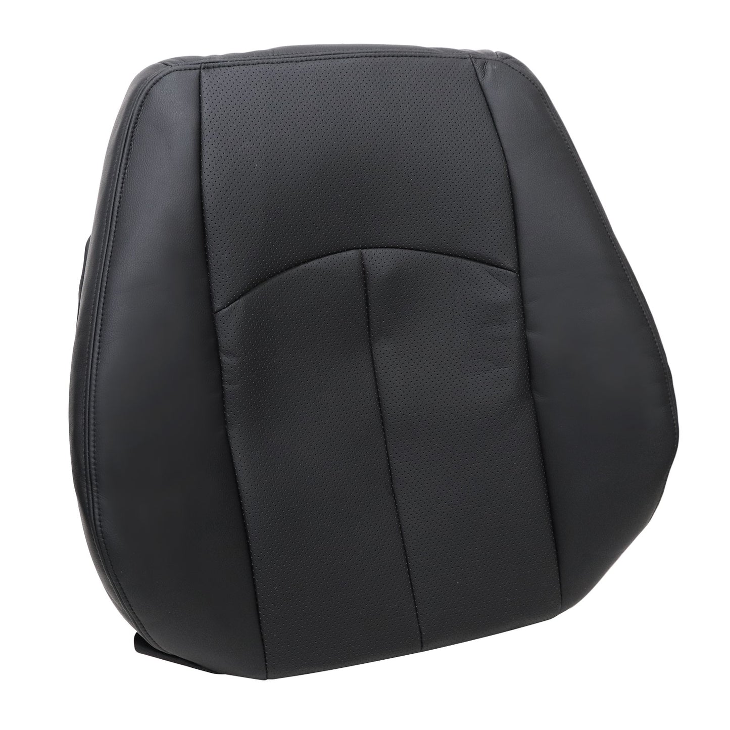 For 2003-2009 Mercedes Benz E63 E280 E300 E320 E350 E500 E550 Driver Bottom & Top PERFORATED Leather Seat Cover Black