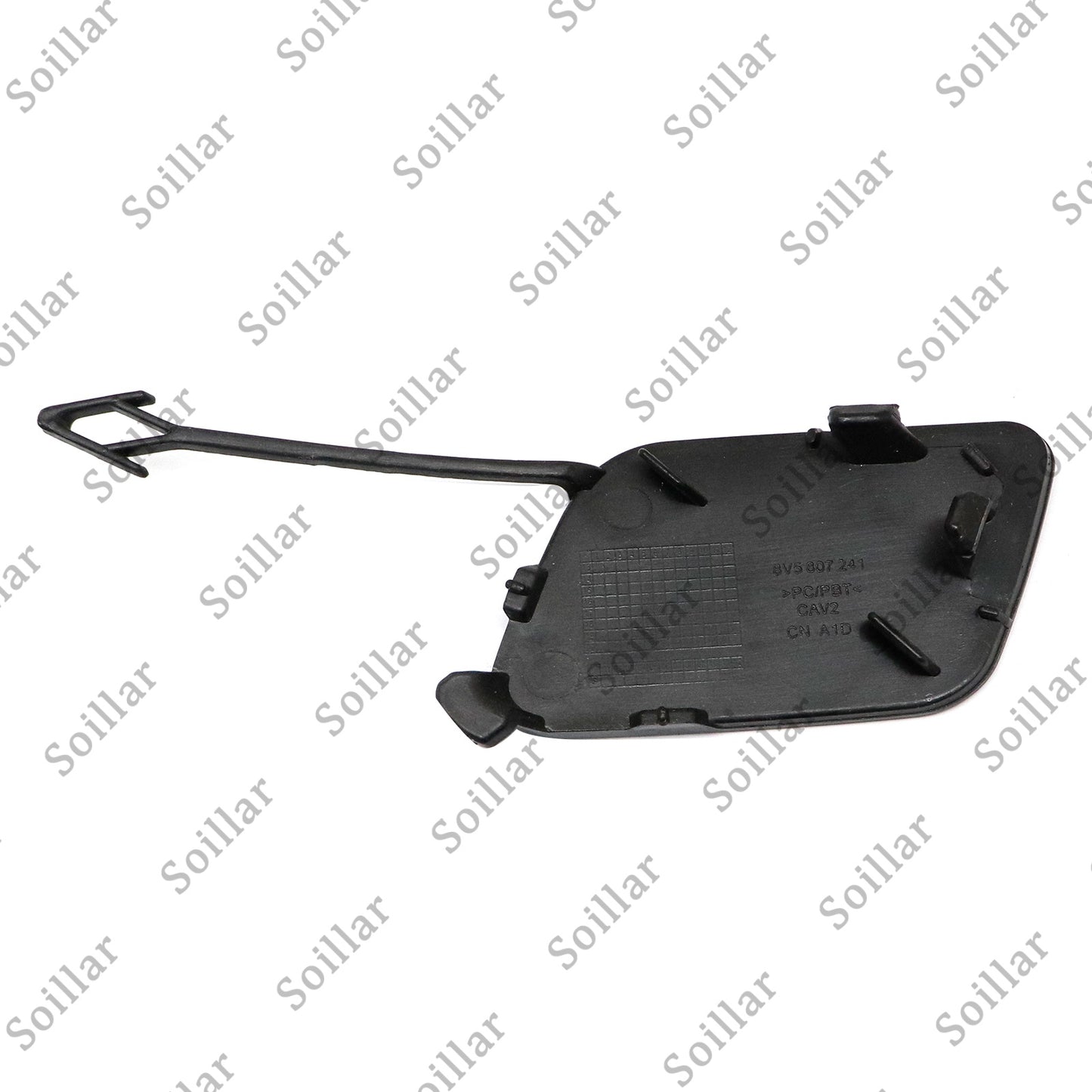 BLACK Front Bumper Tow Hook Eye Cover Cap Fit For Audi A3 2014 2015-2016 US