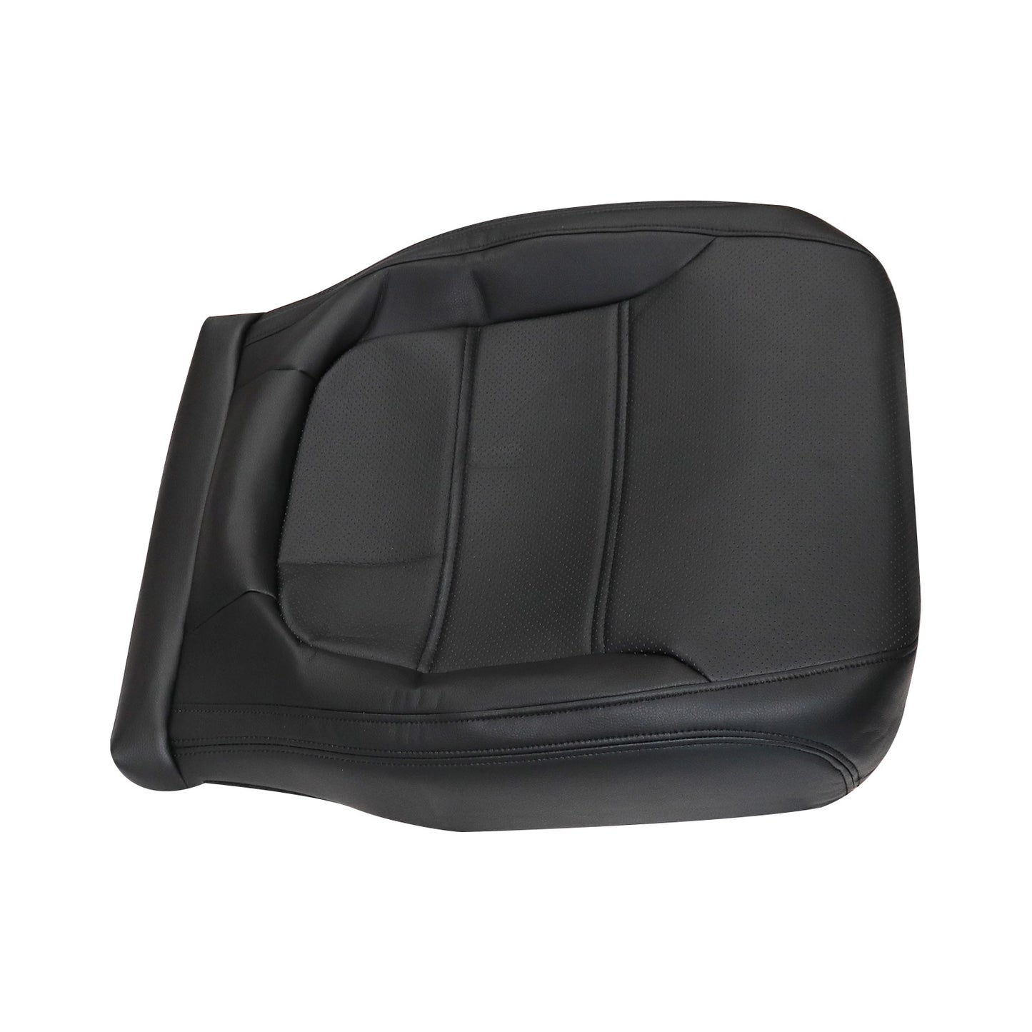 Fit For 2011-2017 Volkswagen Jetta Front Bottom Leather Seat Cover Black