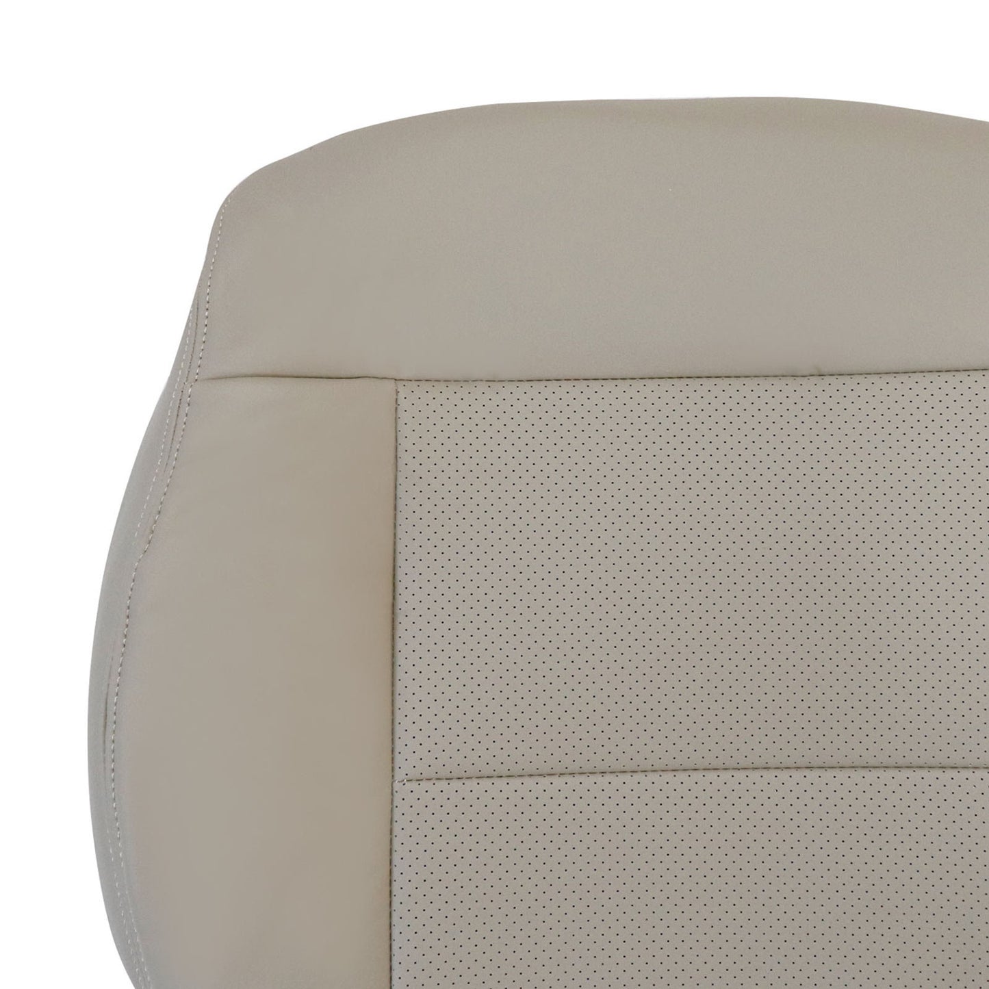 For 2010-2016 Mercedes Benz E200 E250 E300 E350 Driver & Passenger Bottom & Top PERFORATED Leather Seat Cover Tan
