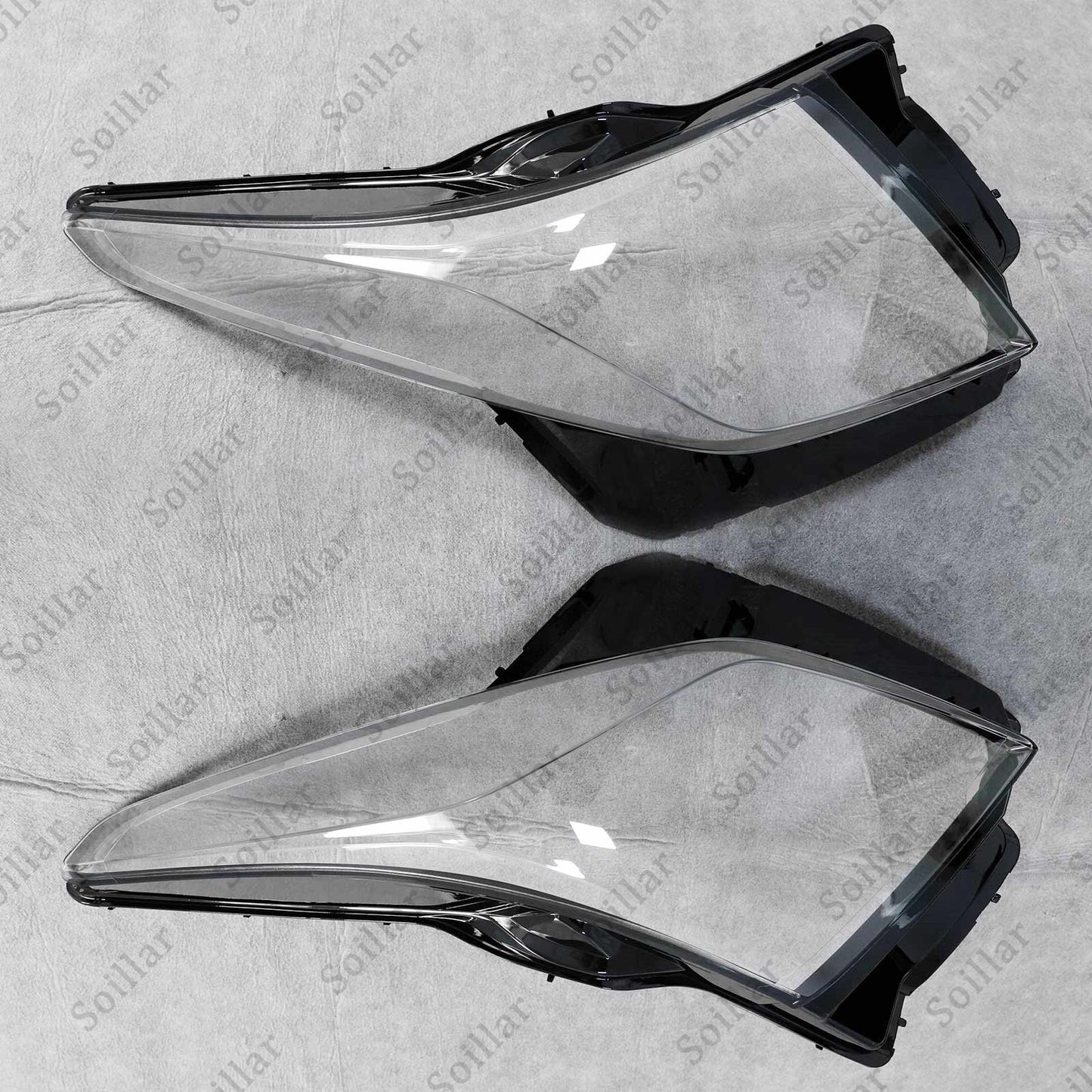 Fits Cadillac ATS 2013 2014 2015-2017 2018 Pair Headlight Lamp Cover Lens Shell