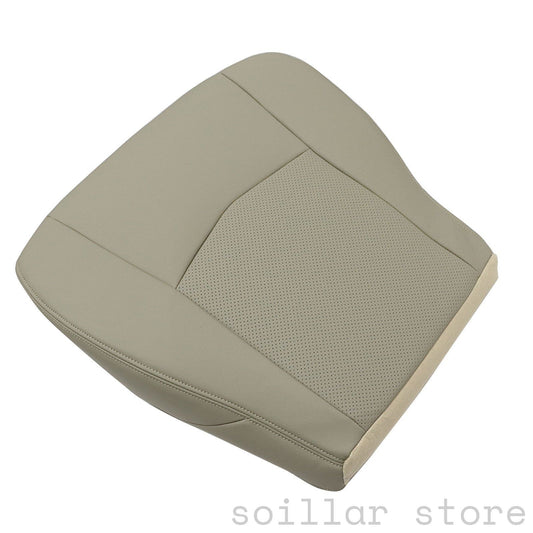 For 2004-2005 Cadillac SRX Driver Bottom Perforated Leather Seat Cover Light Tan