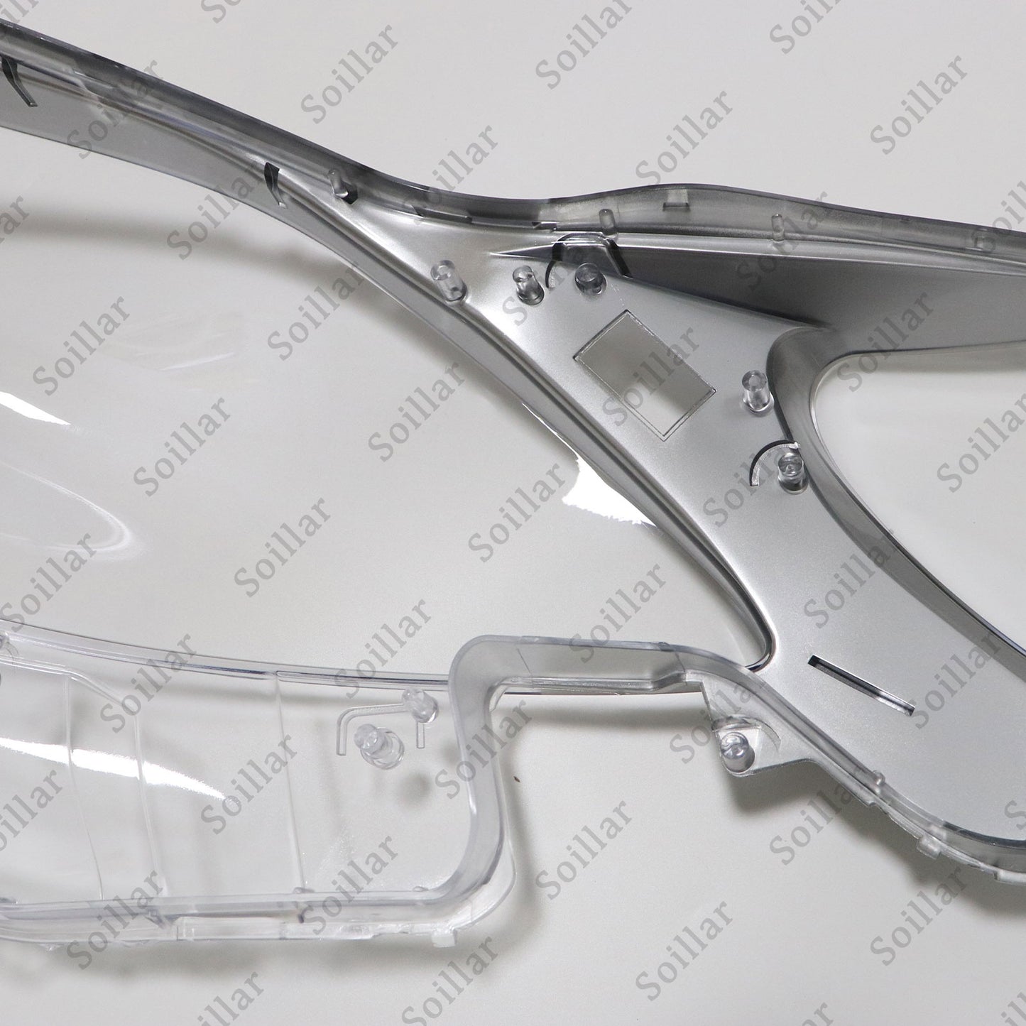 Pair Headlight Lens Cover Shell Clear Glass Fit For Lexus GS300 350 450h 2004-11