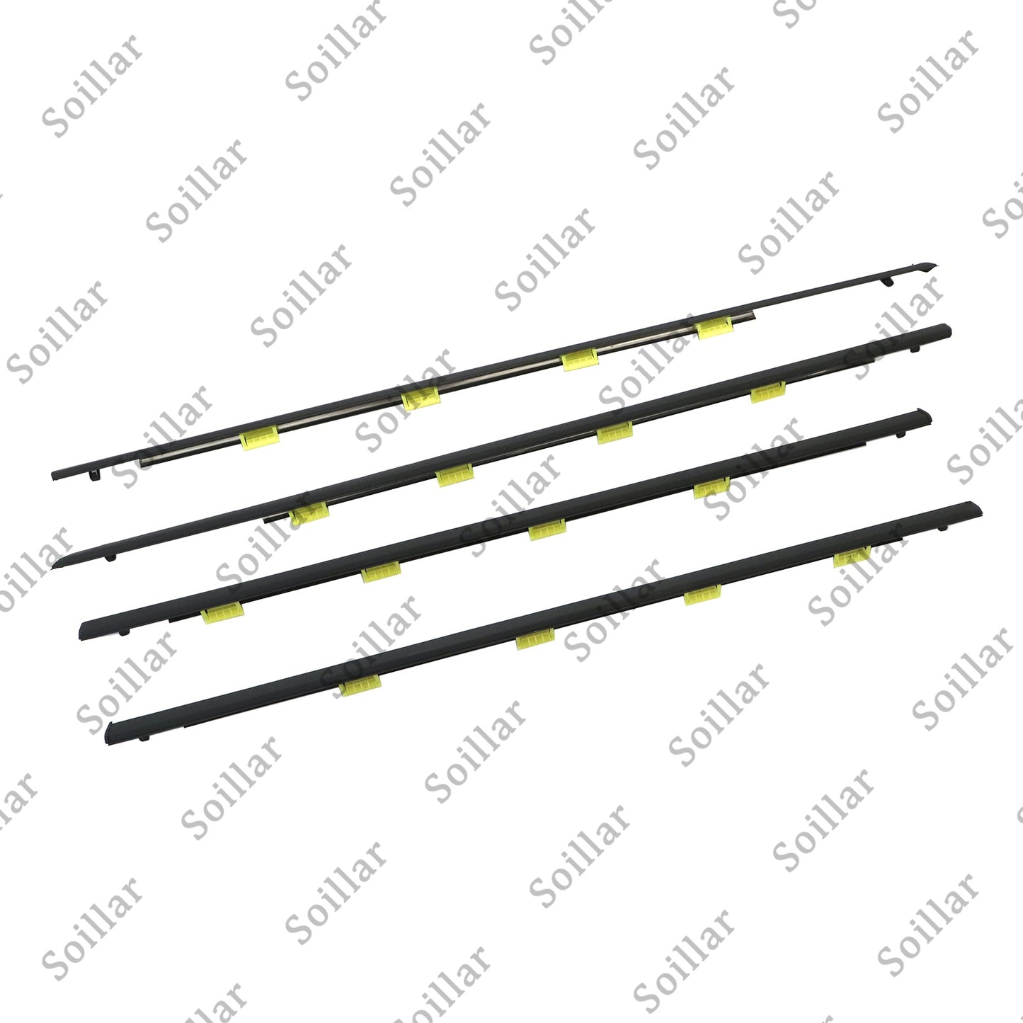 NEW DOOR BELT WEATHER STRIP MOLDING SEAL SET For Honda Civic 4 DOOR 1996~2000