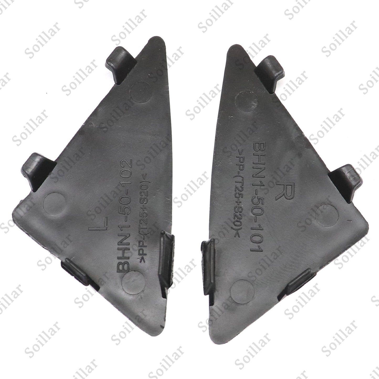 For 2014-2016 Mazda 3 Front Lower Bumper Tow Hook Eye Cover Cap Triangle Trim