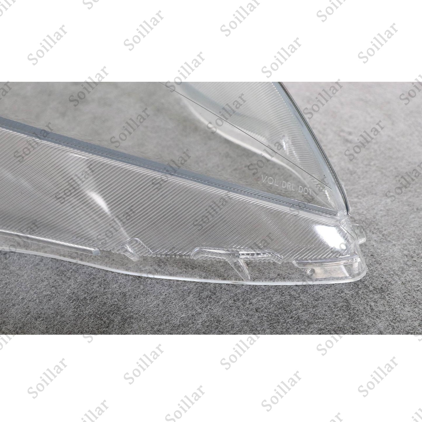 Pair Clear Headlight Lens Cover For Maserati Ghibli 4-Door 2014-2018 2019-2022