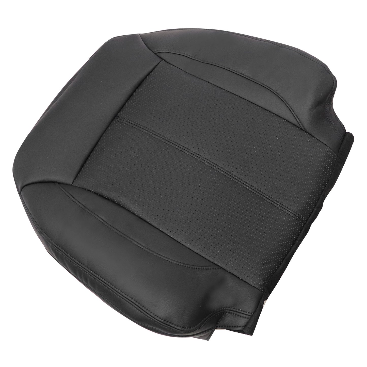 For 2010-2013 Buick LaCrosse Front Driver & Passenger Bottom & Top Leather Seat Cover Black