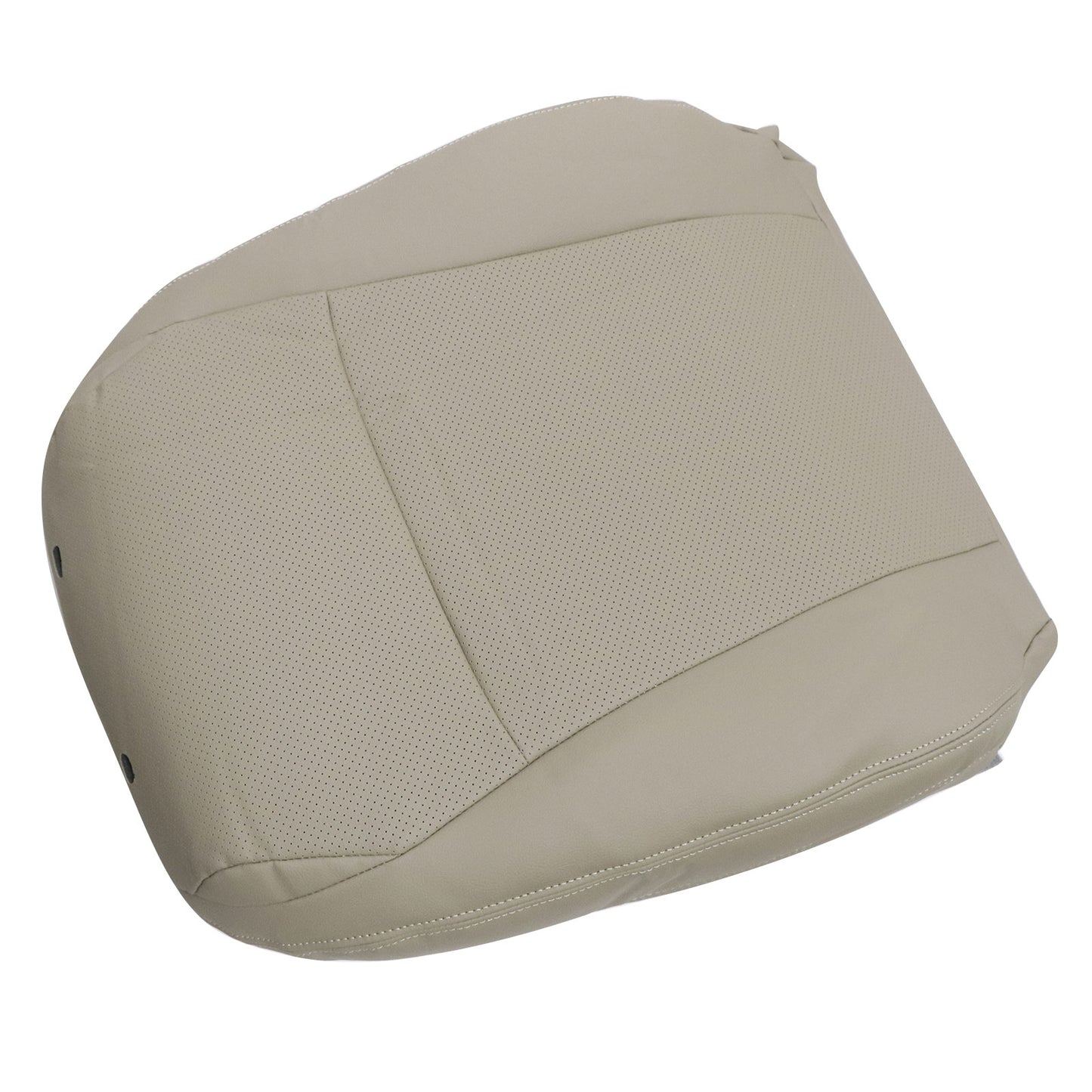 For 2004-2013 Toyota Highlander Front Driver & Passenger Bottom & Top Leather Seat Cover Tan