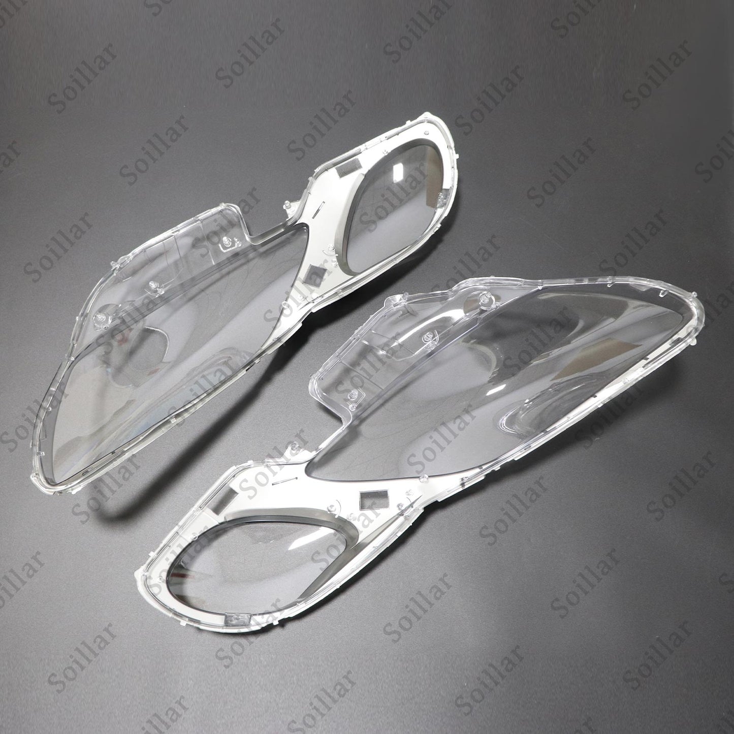 Pair Headlight Lens Cover Shell Clear Glass Fit For Lexus GS300 350 450h 2004-11