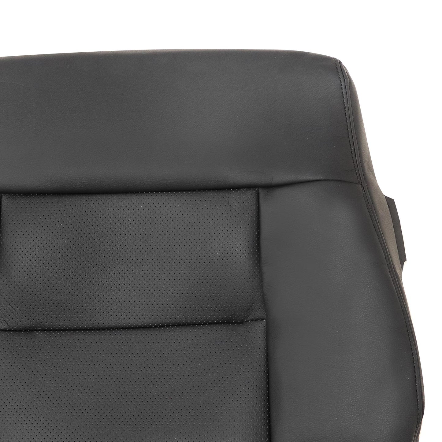 For 2010-2016 Mercedes Benz E-Class E350 E550 E250 Driver & Passenger Bottom & Top Leather Seat Cover Black