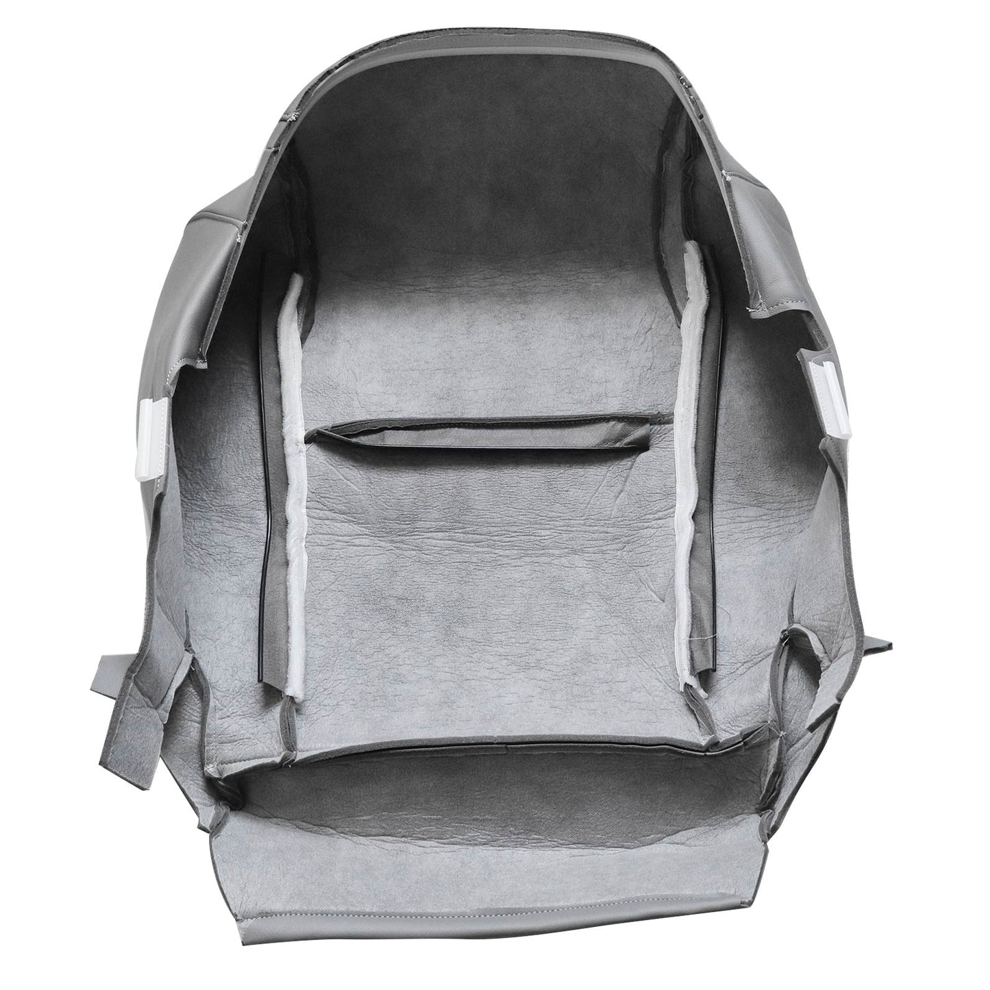 For 2007-2013 Toyota Tundra Work Truck Driver & Passenger Bottom Leather Seat Cover Gray