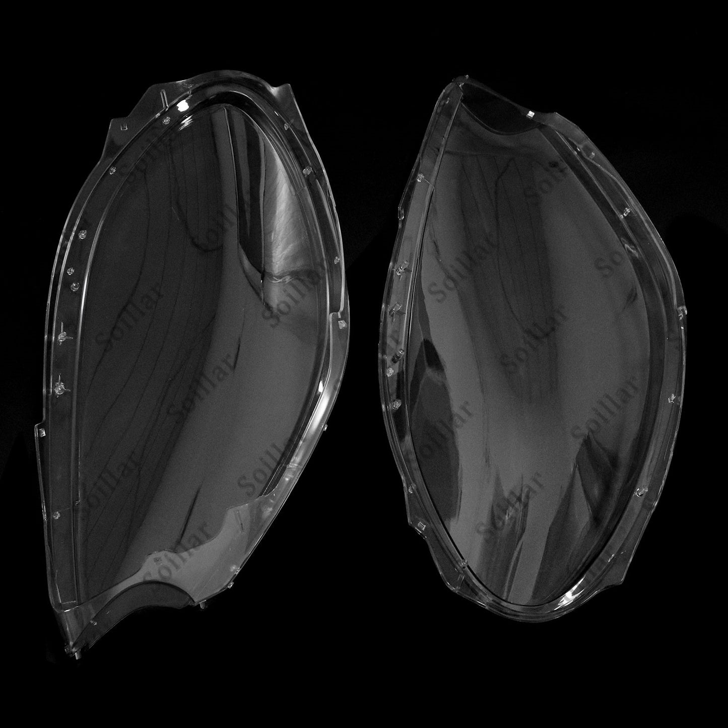 For 2014-2018 Porsche Macan Headlight Shell Lamp Shade Lens Cover Left & Right