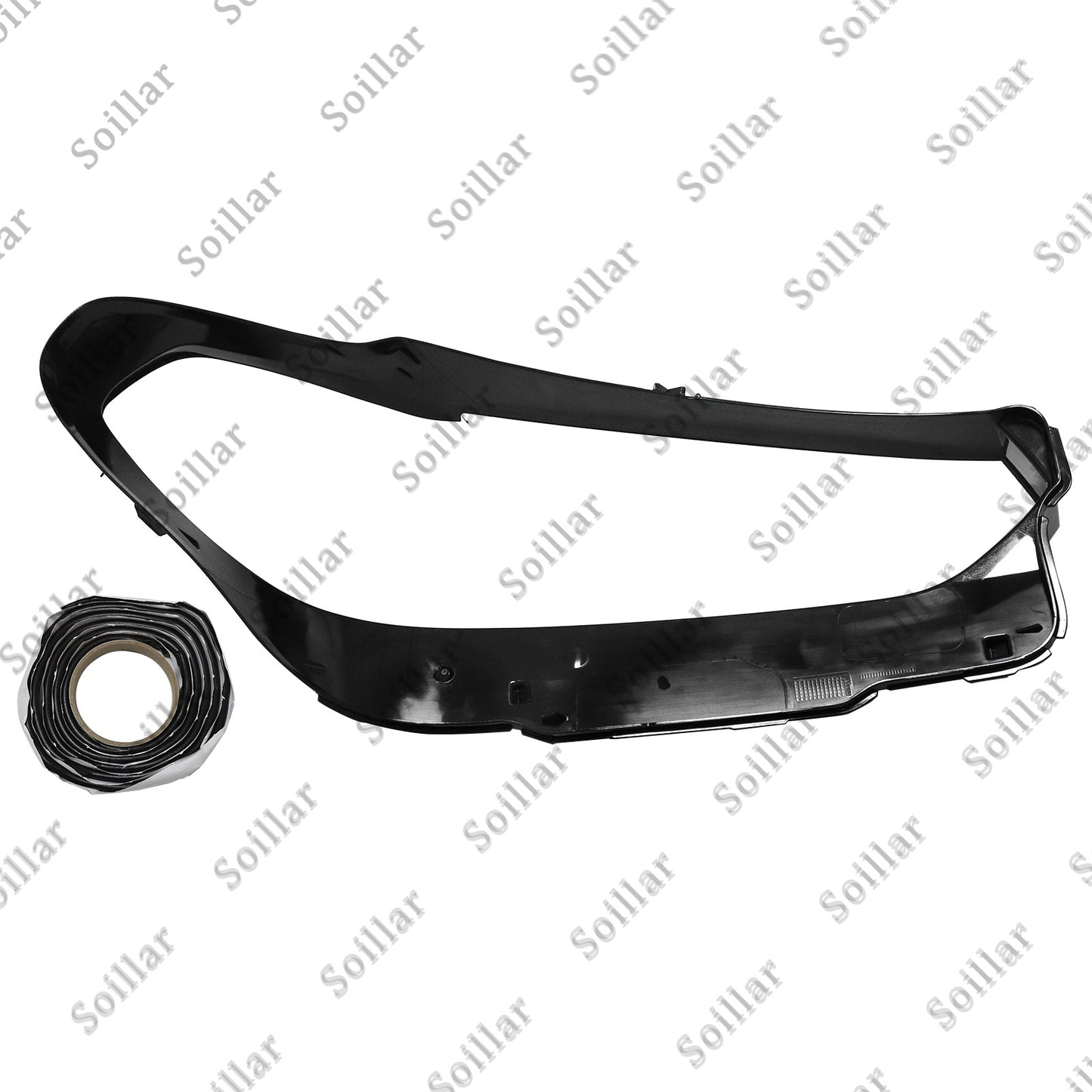 Left Side Front Headlight Lens Clear Cover+Sealant Fit BMW X3 X4 2022-2024 1Pcs