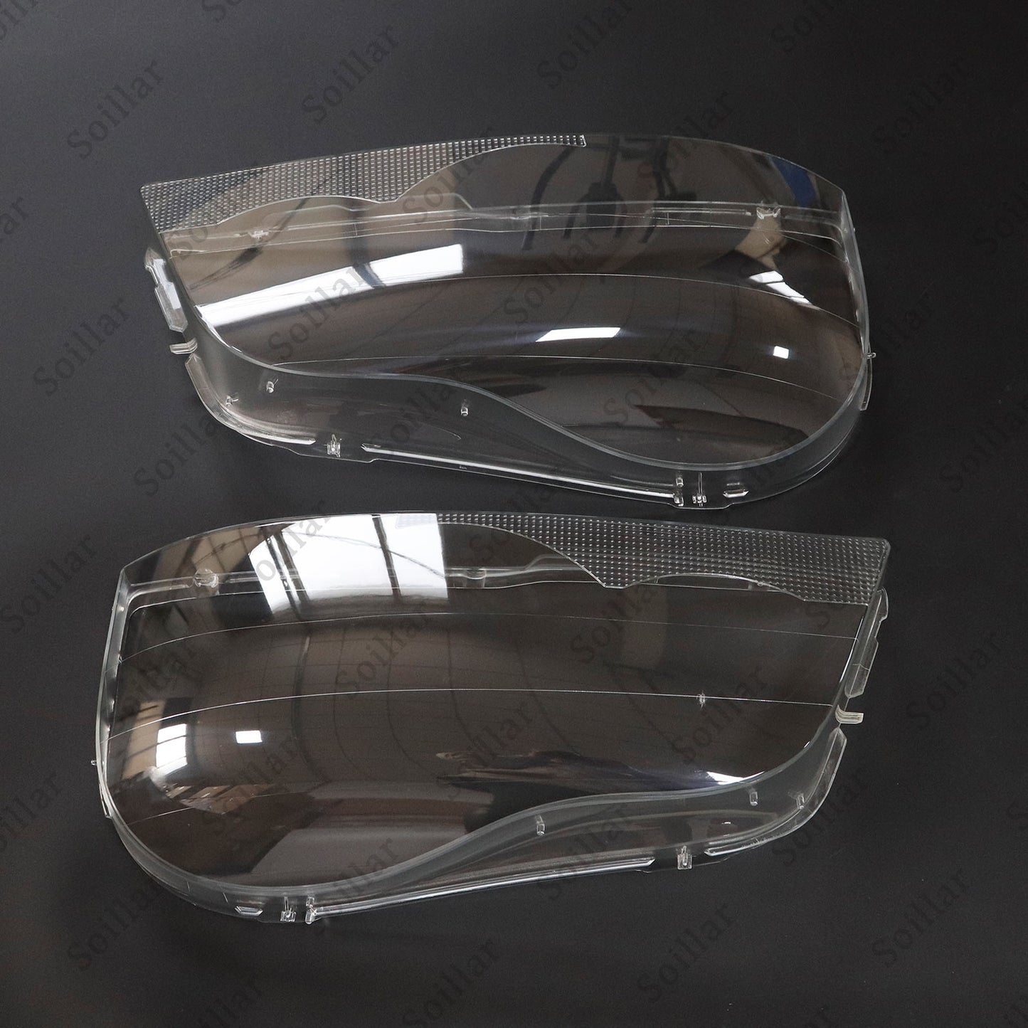 Pair Front Headlight Headlamp For Volvo XC90 2006-2014 Lampshade Lens Cover