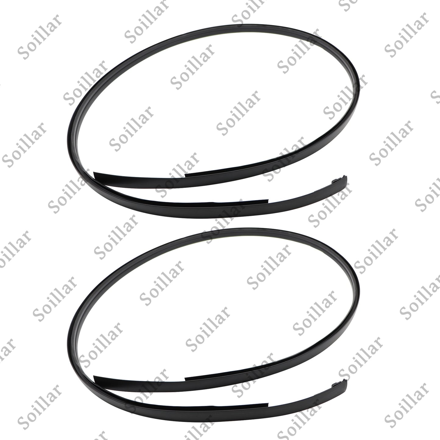 Black High Quality Roof Trim Molding Kit Fit for 06-2016 Toyota Yaris Hatchback