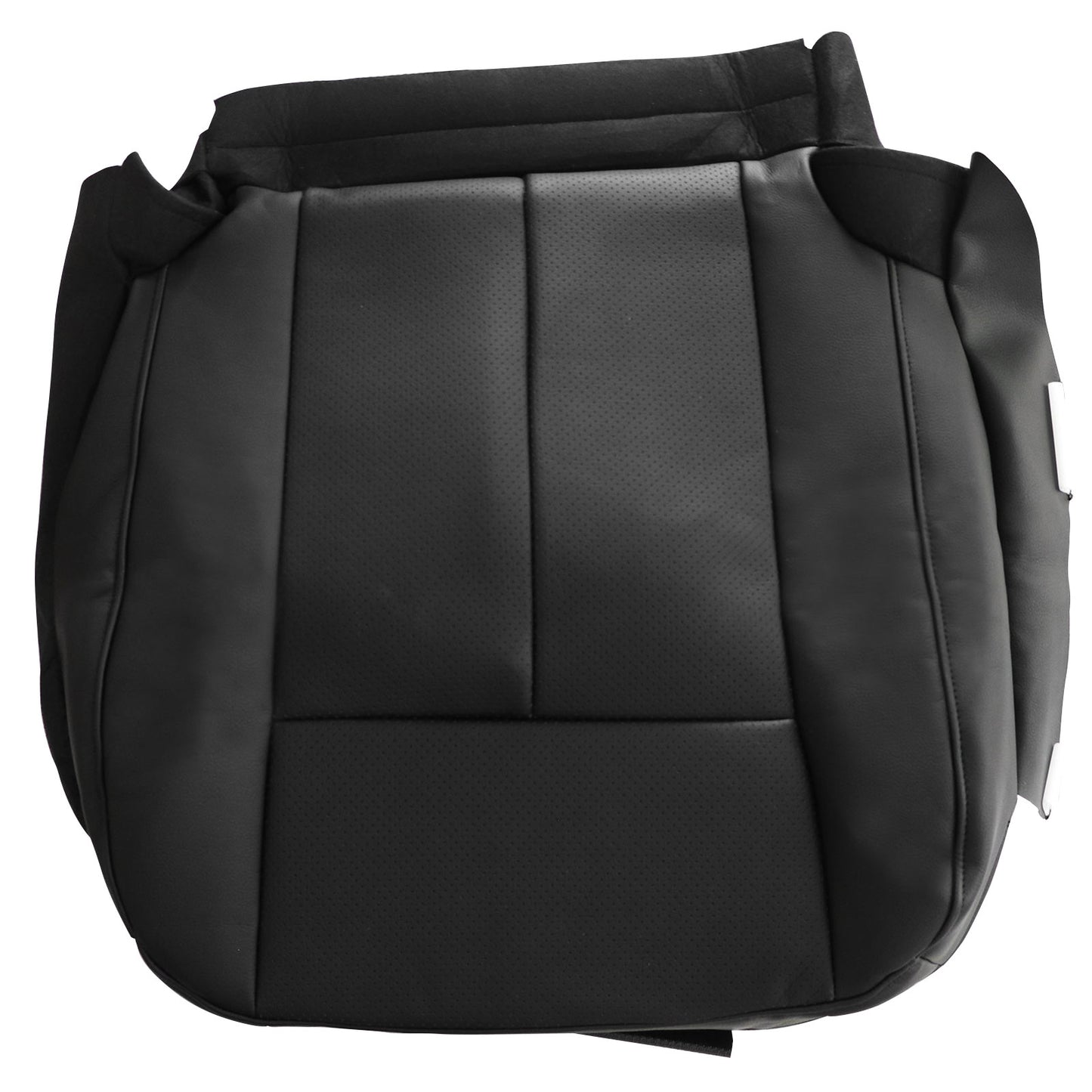 For 2007-2014 Ford Expedition Limited Front Driver & Passenger Bottom & Top Leather Seat Cover Black