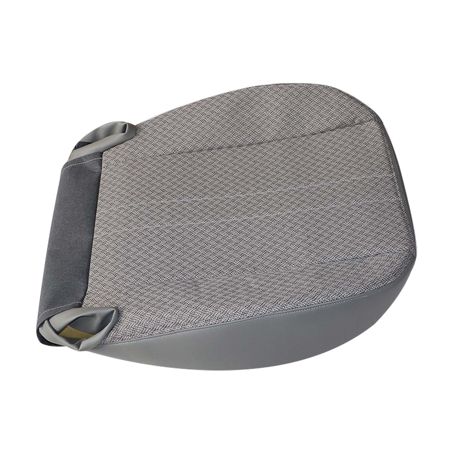 For 2003-2014 Chevy Express & GMC Savana 1500 Front Driver & Passenger Bottom & Top Cloth Seat Cover Gray