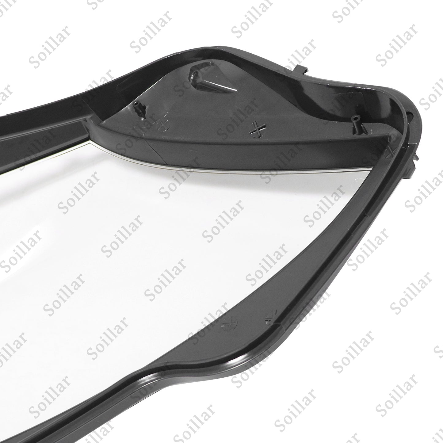 For Mercedes-Benz W222 S-Class 2014-17 Pair Lampshade Headlight Lens Lamp Cover