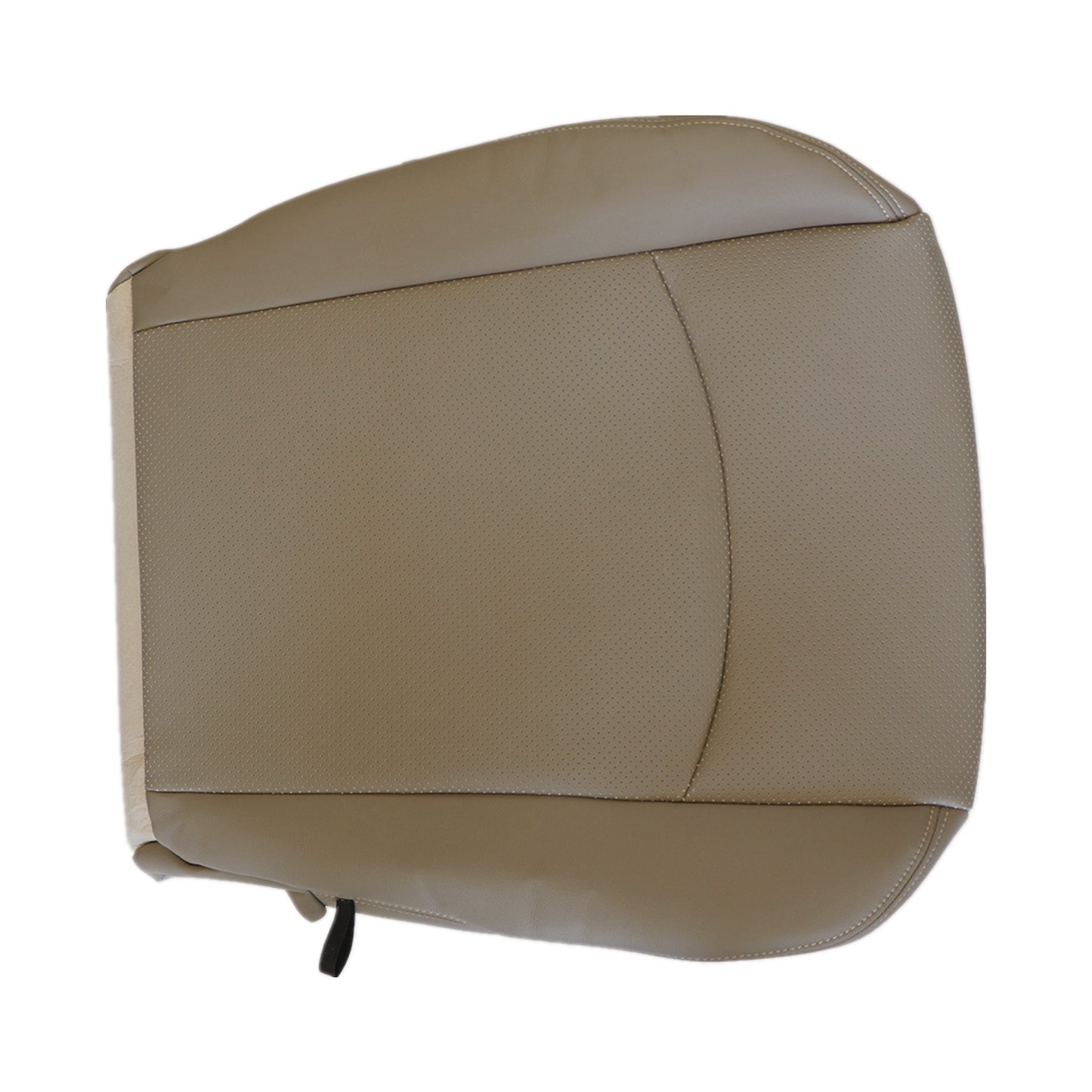 For 2009-2012 Dodge Ram 1500 2500 Front Driver & Passenger Bottom Perforated Leather Seat Cover Tan
