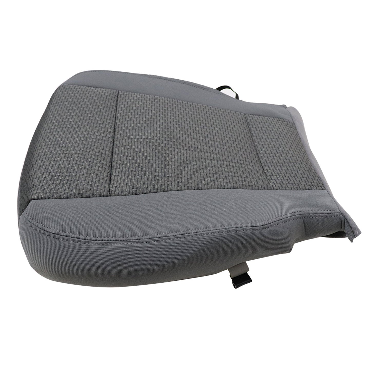 For 2017-2021 Ford F250 F350 F450 F550 Front Driver & Passenger Bottom & Top Cloth Seat Cover Gray