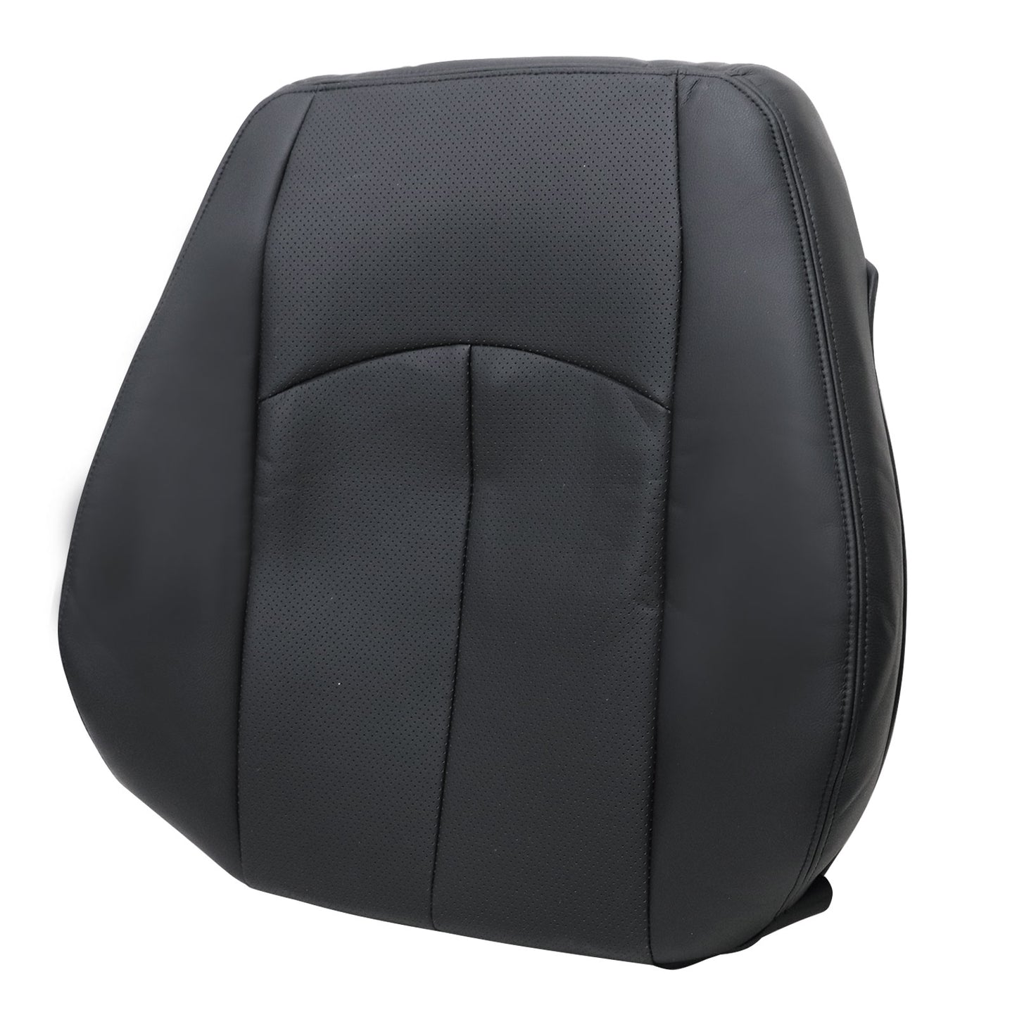 For 2003-2009 Mercedes Benz E63 E280 E300 E320 E350 E500 E550 Driver Bottom & Top PERFORATED Leather Seat Cover Black
