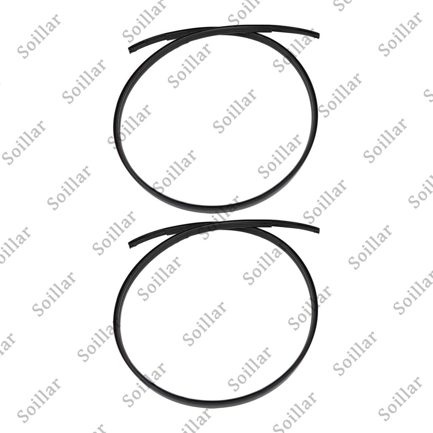 Black High Quality Roof Trim Molding Kit Fit for 06-2016 Toyota Yaris Hatchback