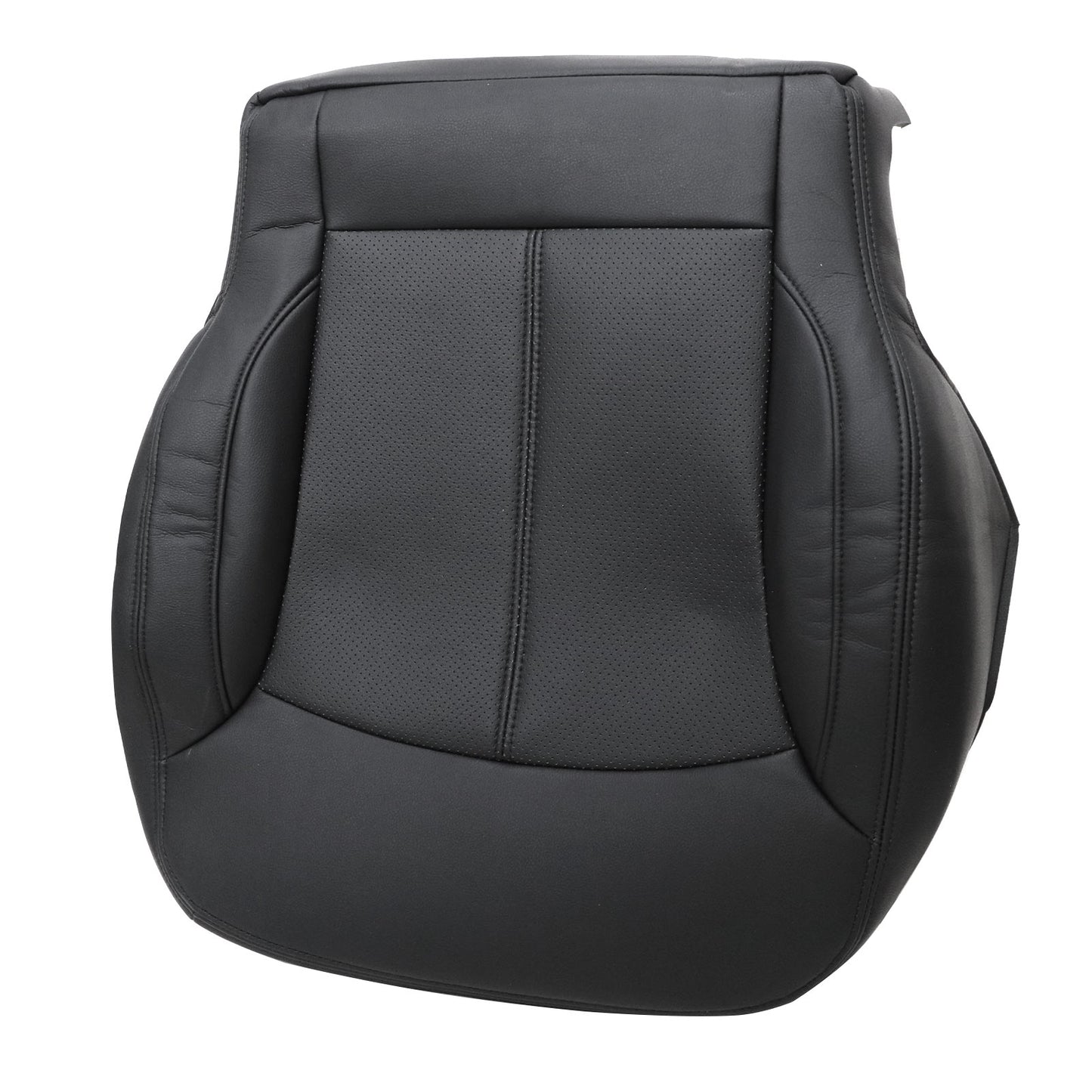 For 2010-2013 Buick LaCrosse Front Driver & Passenger Bottom & Top Leather Seat Cover Black
