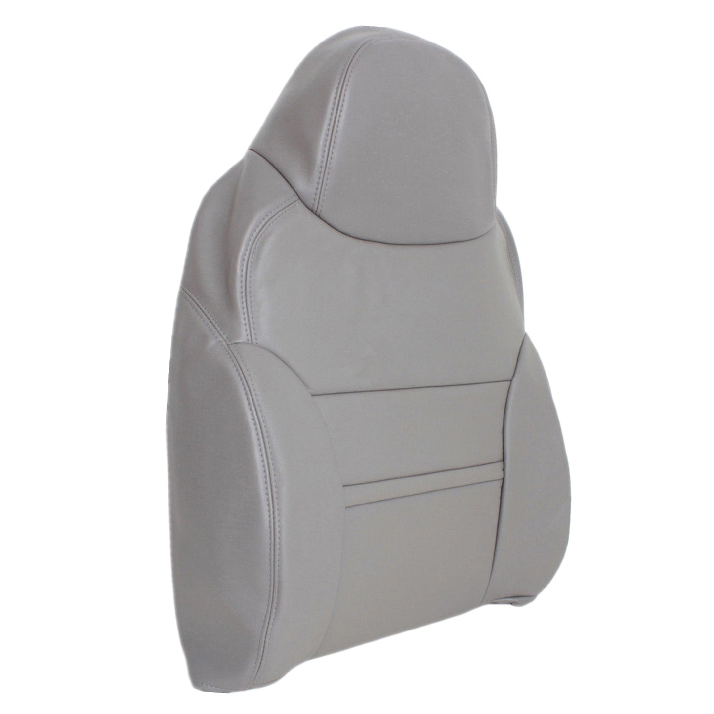 Fits 2000 2001 Ford Excursion Both Driver & Passenger Leather Seat Cover Gray