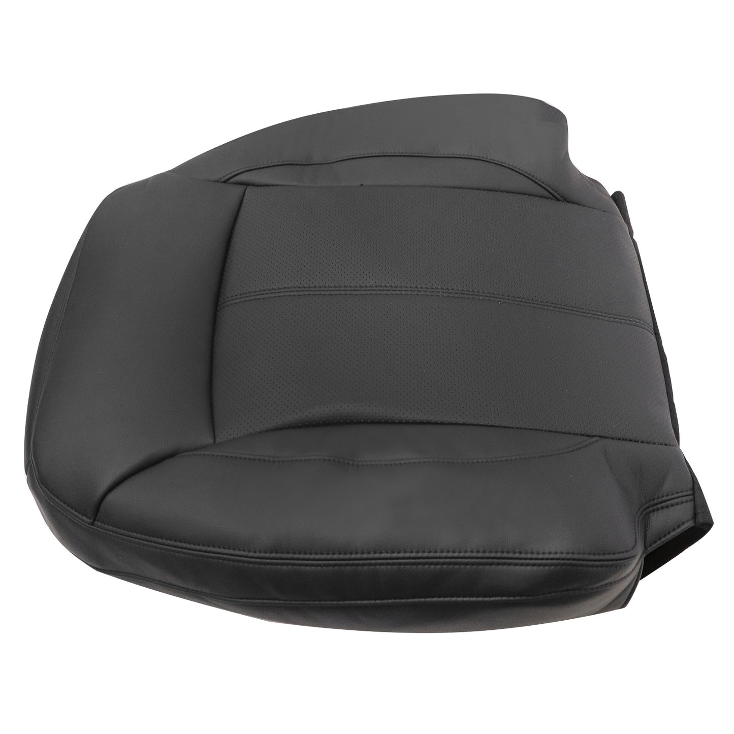 For 2010-2013 Buick LaCrosse Front Driver & Passenger Bottom & Top Leather Seat Cover Black