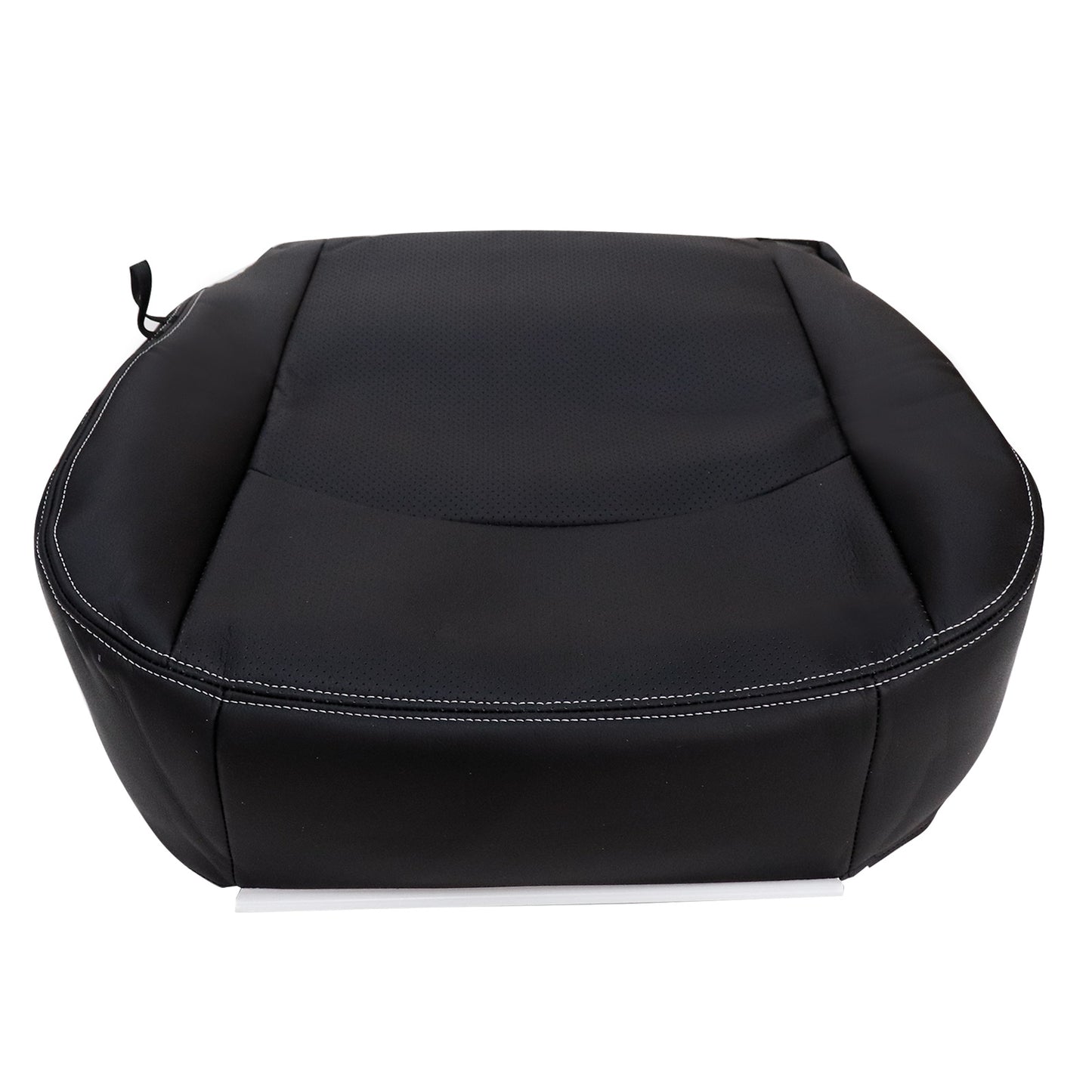 For 2009-2018 Dodge Ram 1500 2500 3500 Replacement Driver & Passenger Bottom & Top Leather Seat Cover Black