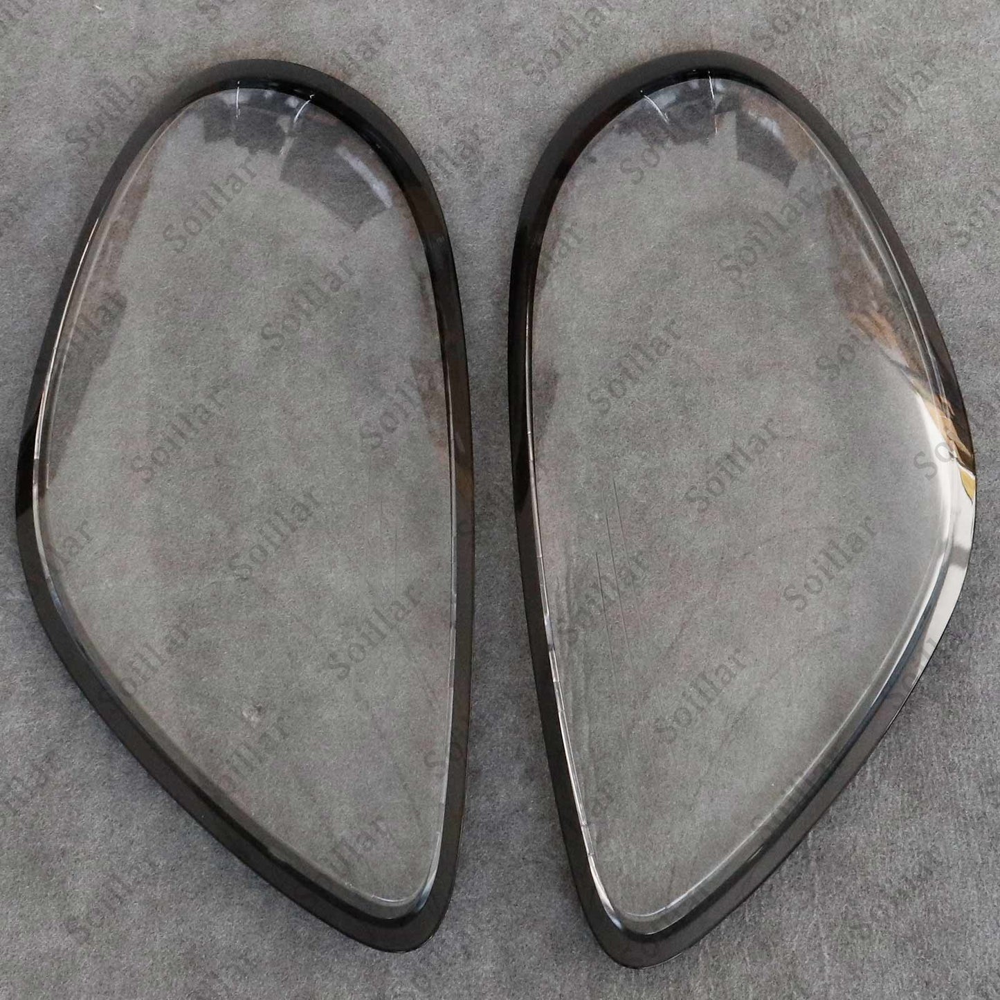 2x Car Front Headlight Lens Cover Shell For Porsche Boxster Cayman 981 2014-2016