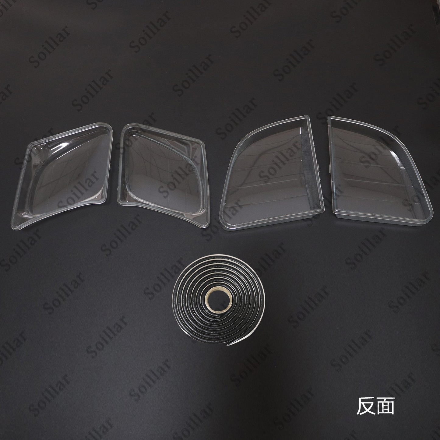 Front Headlight Clear Lens Housing + Seal Glue Set For Lexus LX470 1998-2007