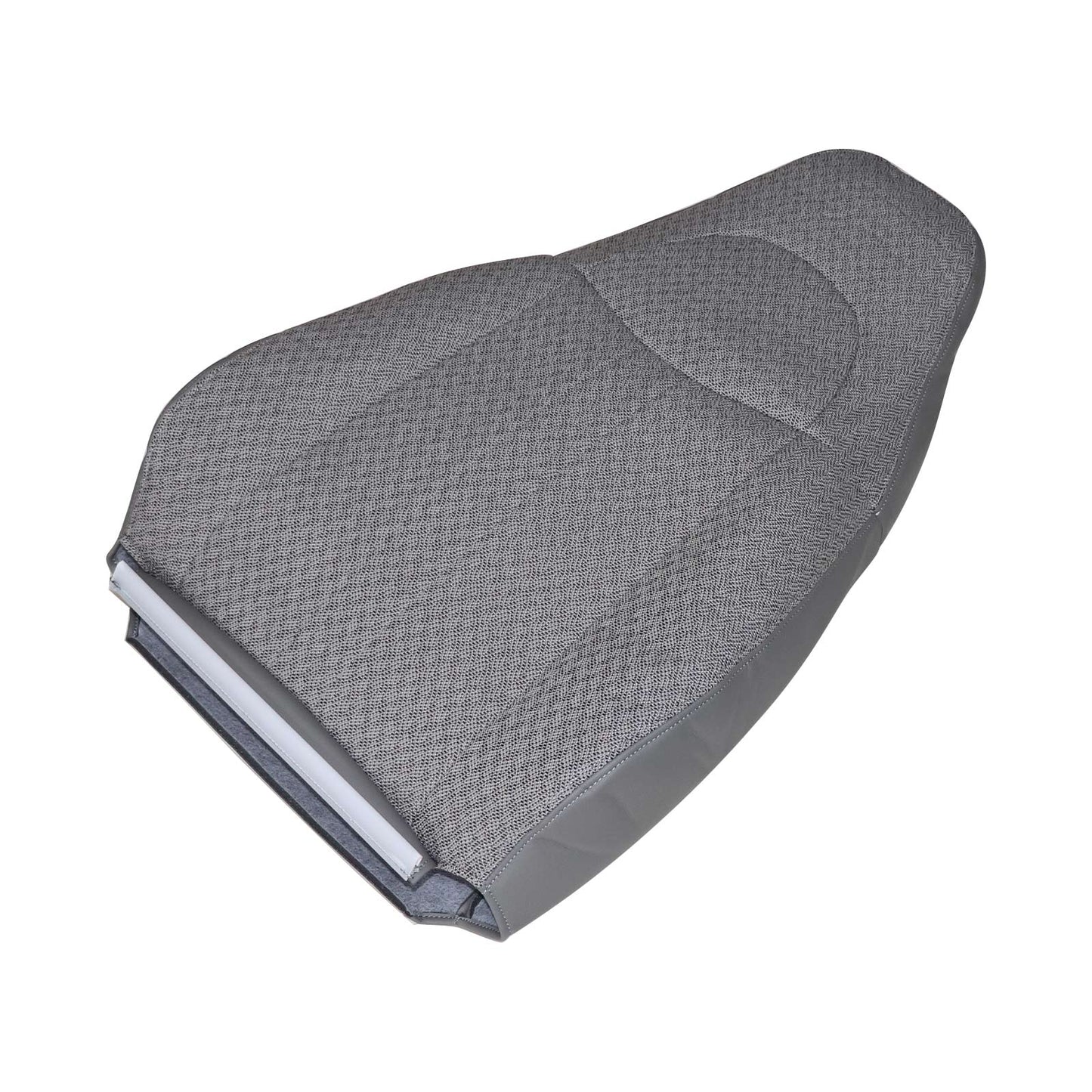 For 2003-2014 Chevy Express & GMC Savana 1500 Front Driver & Passenger Bottom & Top Cloth Seat Cover Gray