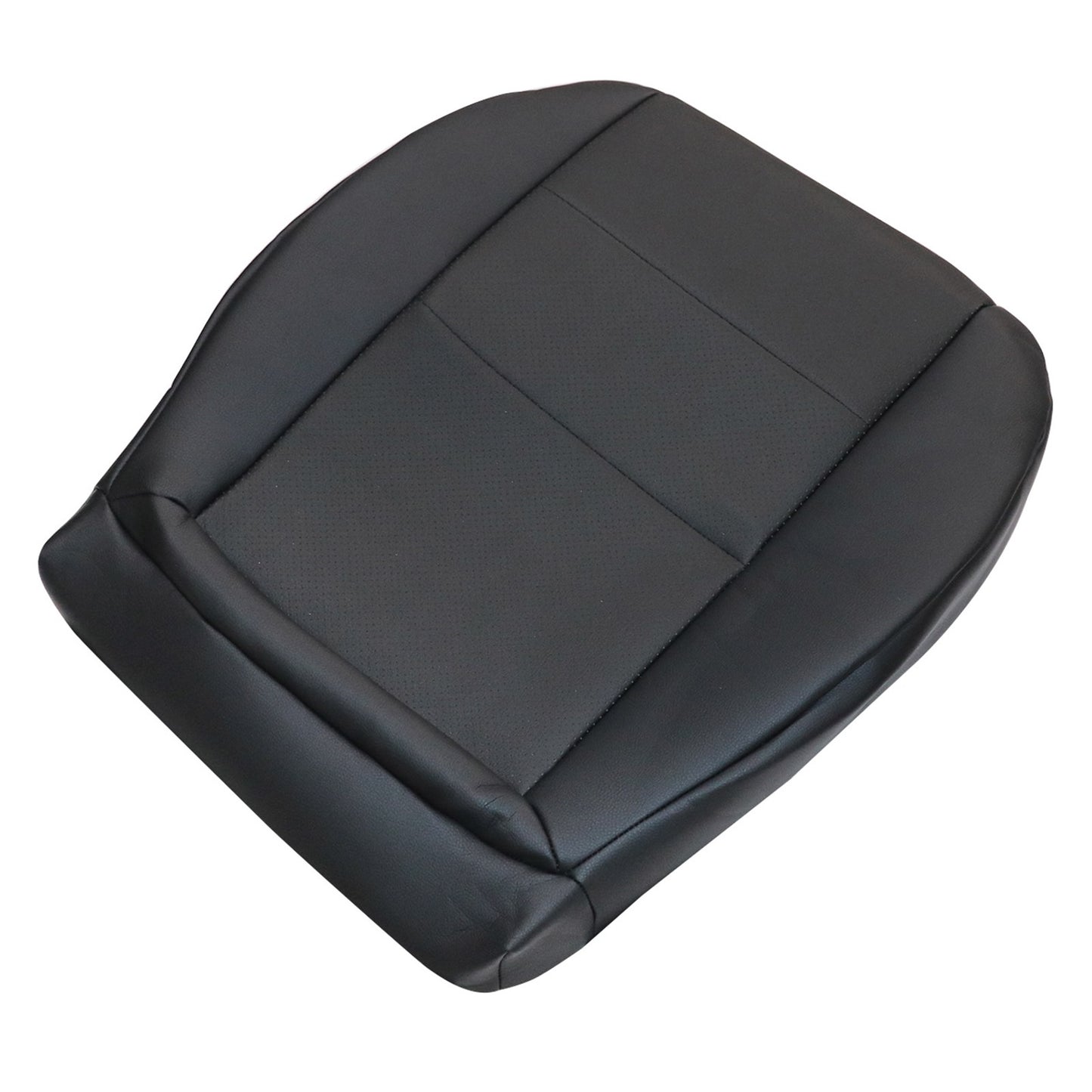 For 2008-2014 Mercedes Benz C250 C300 C350 Driver & Passenger Bottom & Top Replacement Leather Seat Cover Black