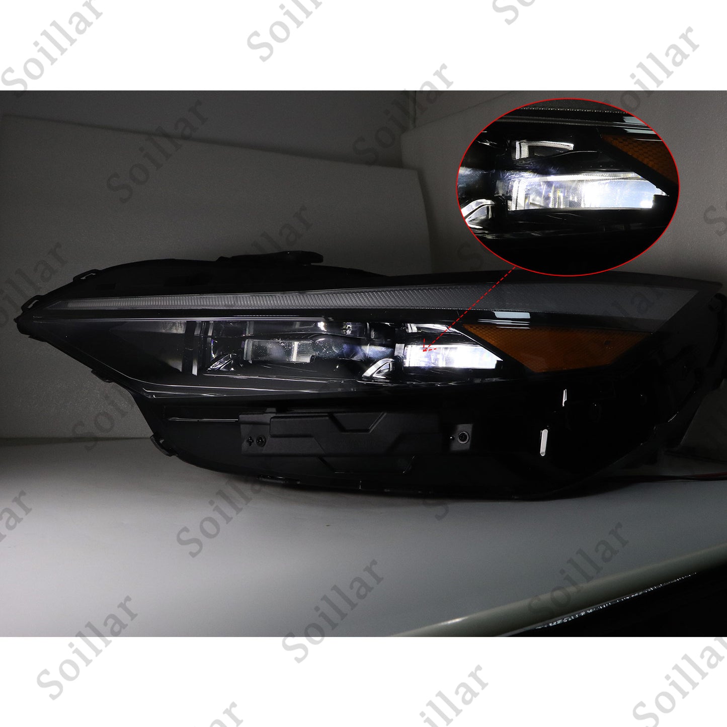 For 2024-2025 Hyundai Elantra LED Headlight Headlamps Assembly LH Left Side US