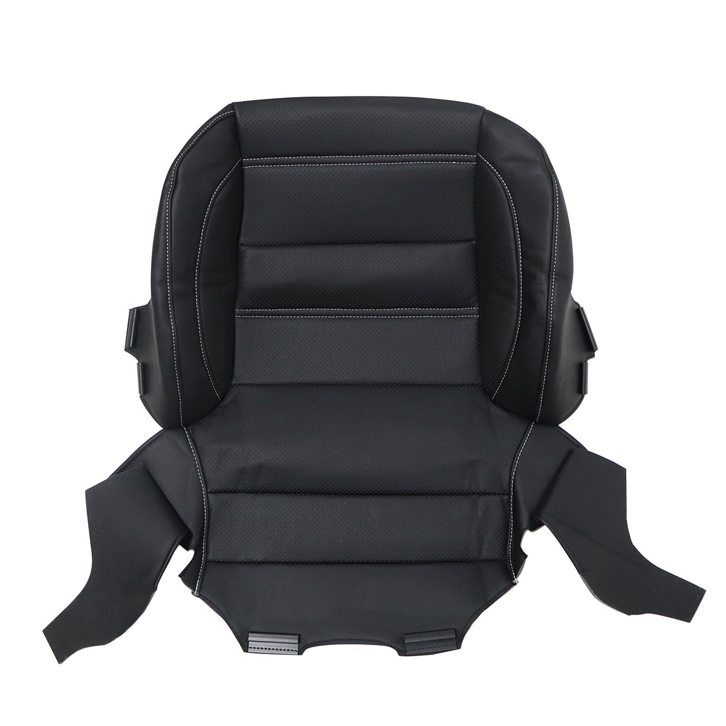 For 2014-2018 GMC Sierra 1500 Denali For 2014-2019 GMC Sierra 1500 Denali Replacement Driver Bottom Leather Seat Cover Black Driver Bottom Perf Leather Seat Cover Black