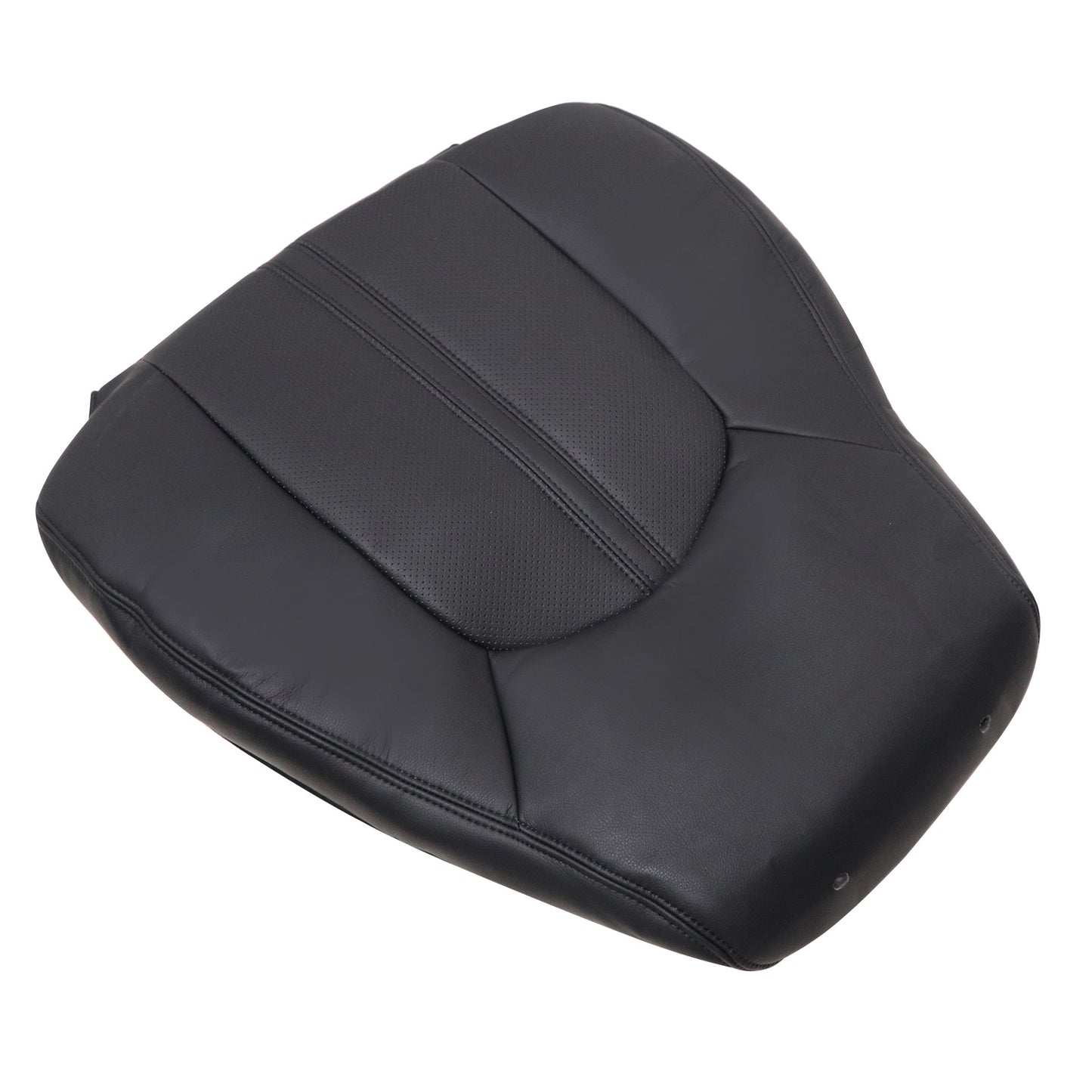 For 2008-2013 Cadillac CTS Front Driver & Passenger Bottom & Top Leather Seat Cover Black