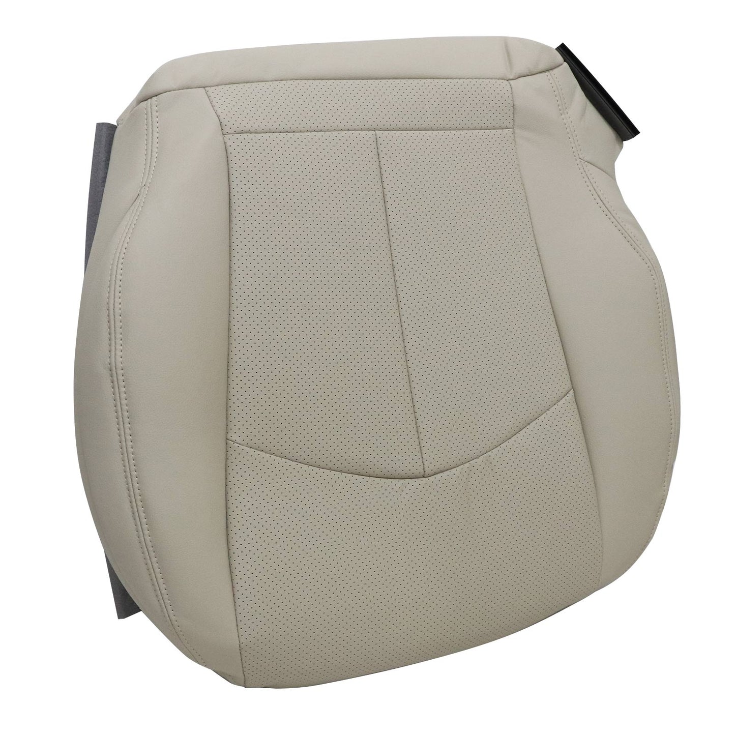 For 2003-2009 Mercedes Benz E63 E280 E300 E320 E350 E500 E550 Driver Bottom & Top PERFORATED Leather Seat Cover Light Tan