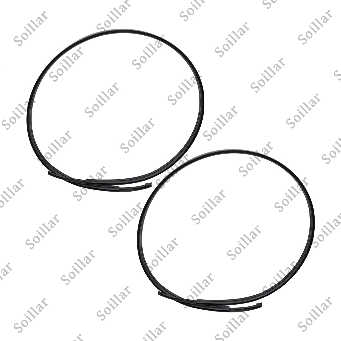 Black High Quality Roof Trim Molding Kit Fit for 06-2016 Toyota Yaris Hatchback