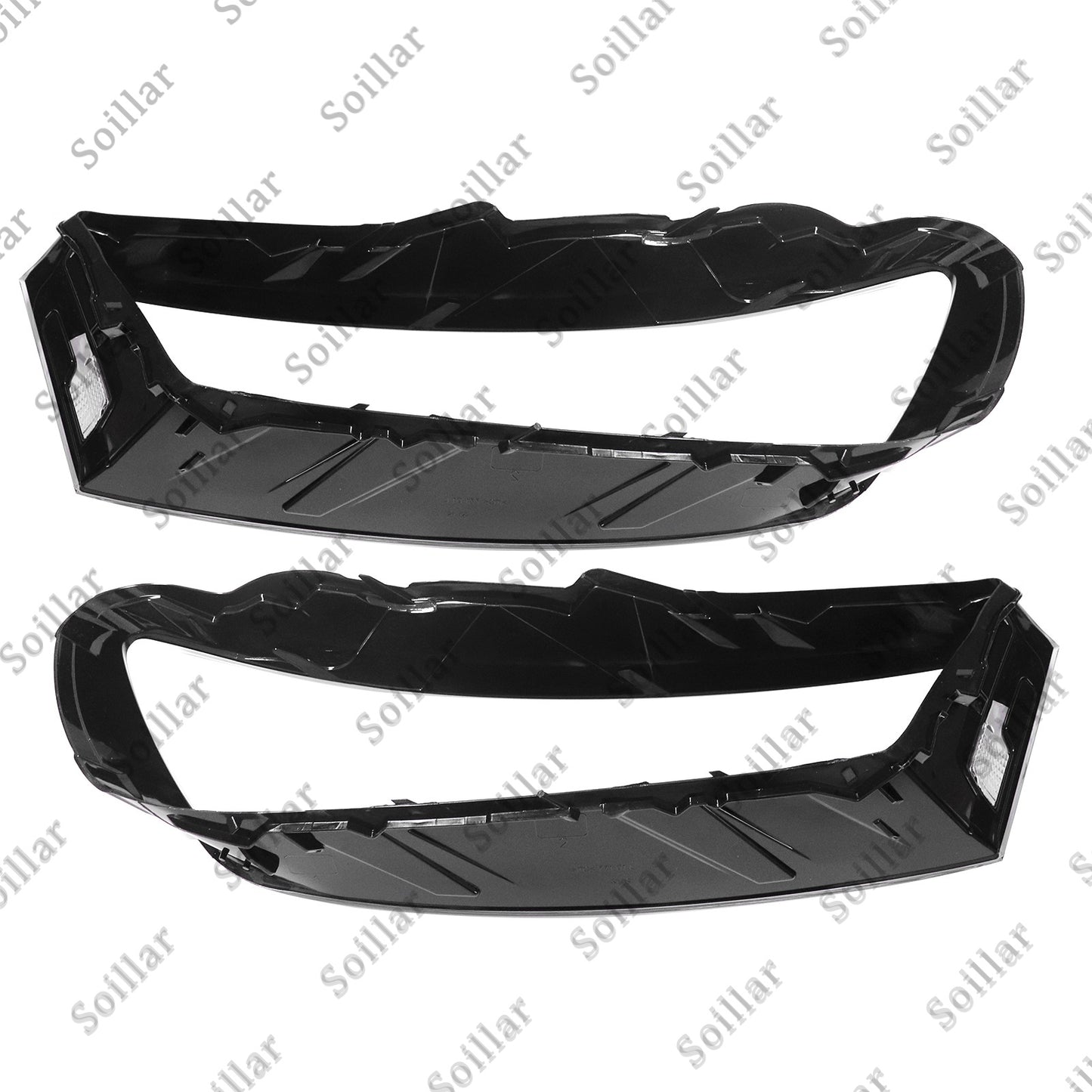 Left Right Headlamp Cover Headlight Shell Lens For Audi Q7 2017-2019